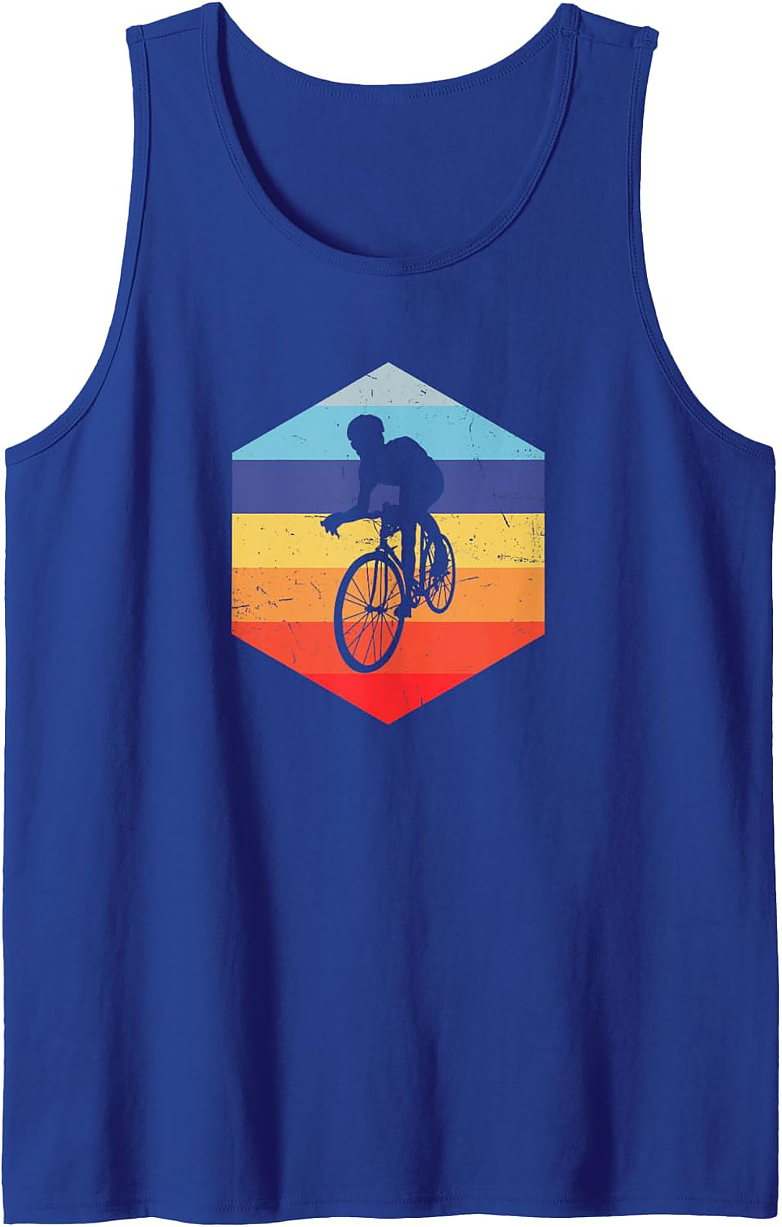 Vintage Cycling Tank Top | Retro Road Biker Sleeveless Shirt