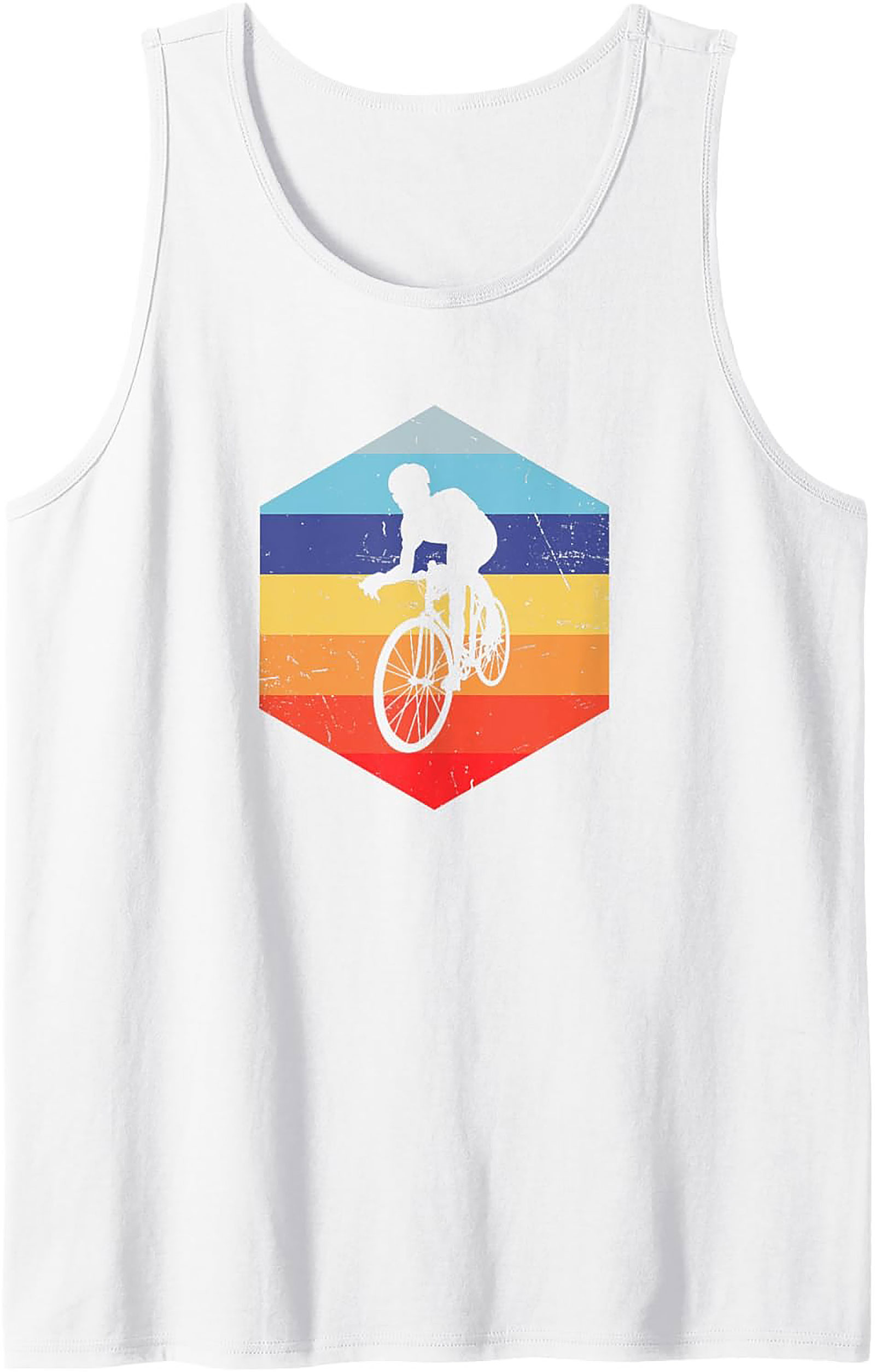 Vintage Cycling Tank Top | Retro Road Biker Sleeveless Shirt