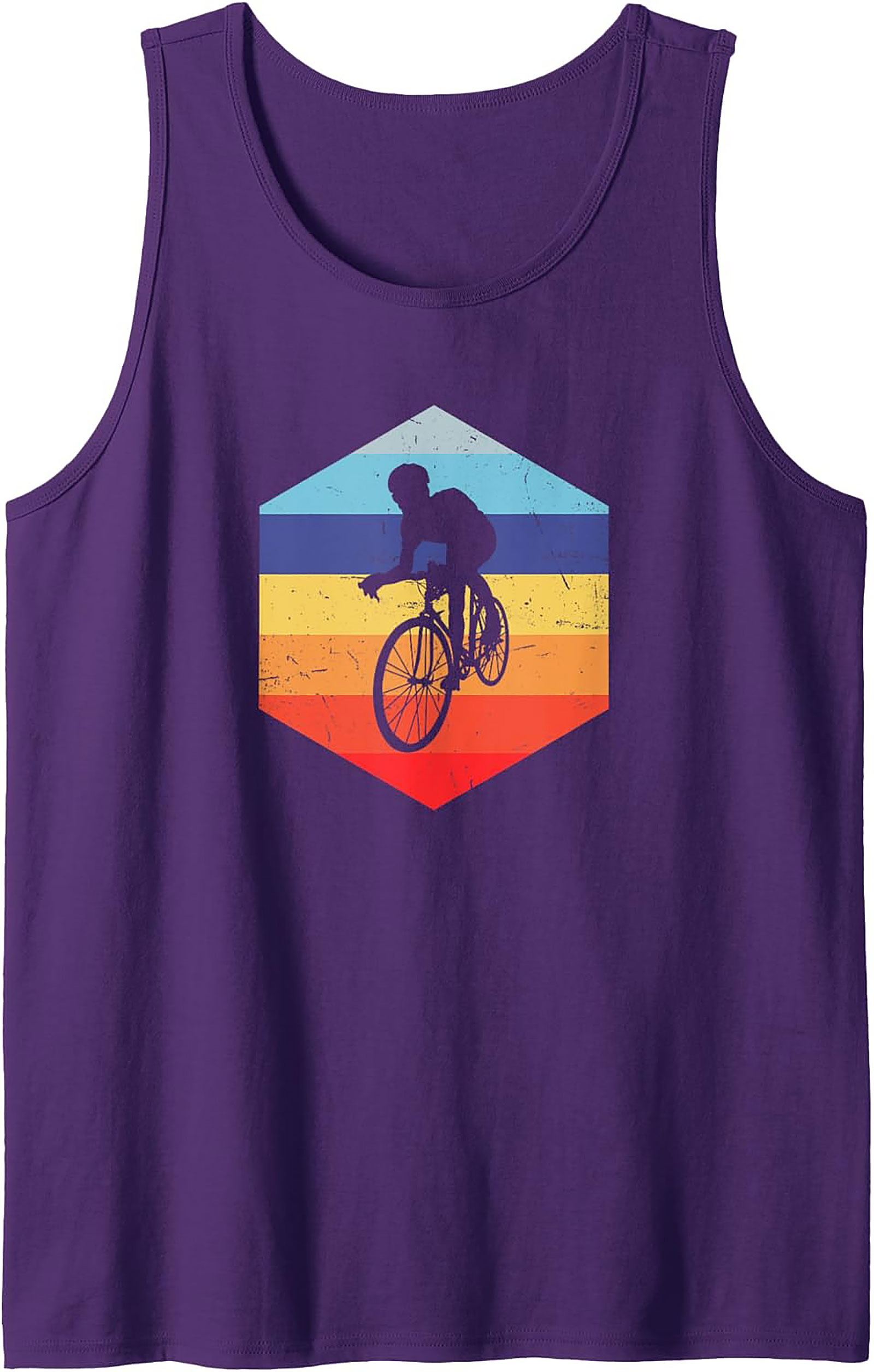 Vintage Cycling Tank Top | Retro Road Biker Sleeveless Shirt