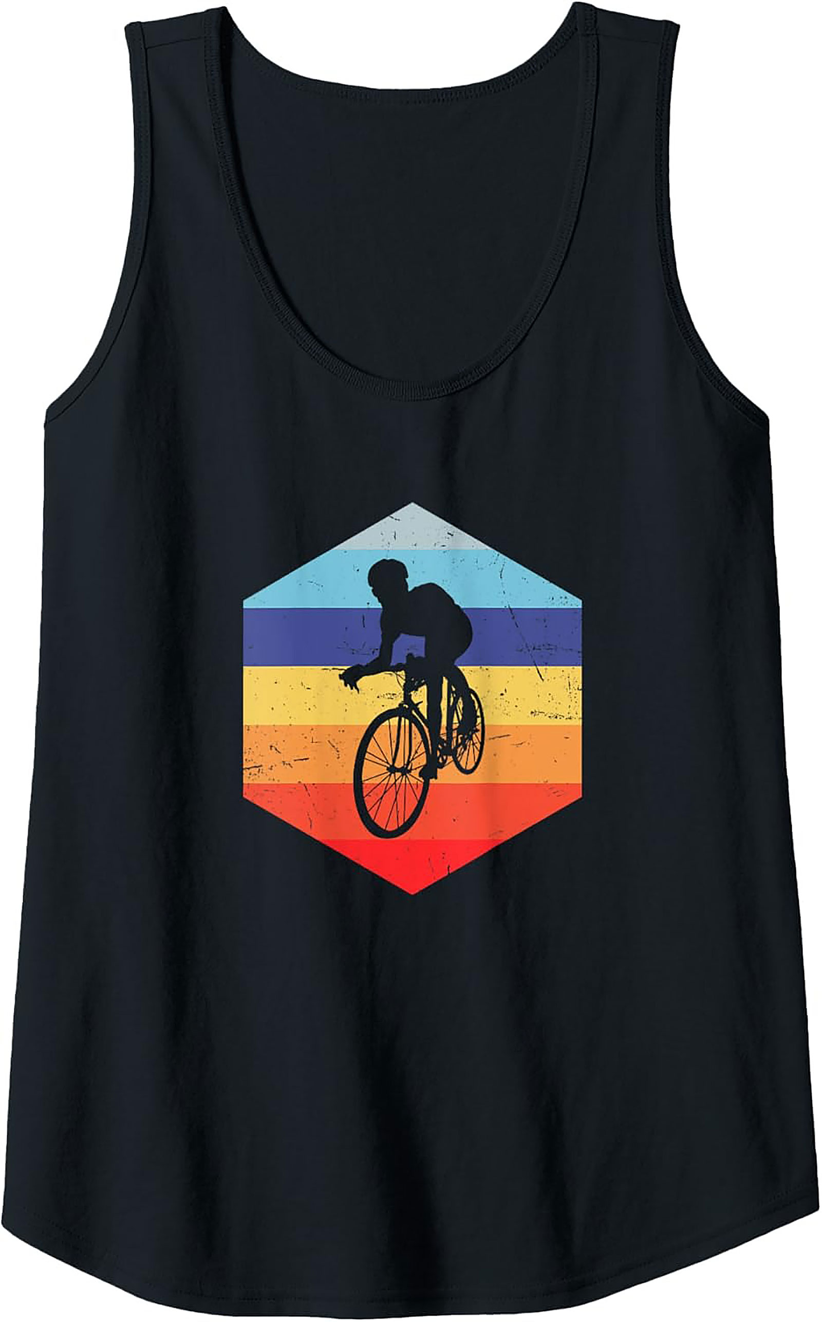 Vintage Cycling Tank Top | Retro Road Biker Sleeveless Shirt