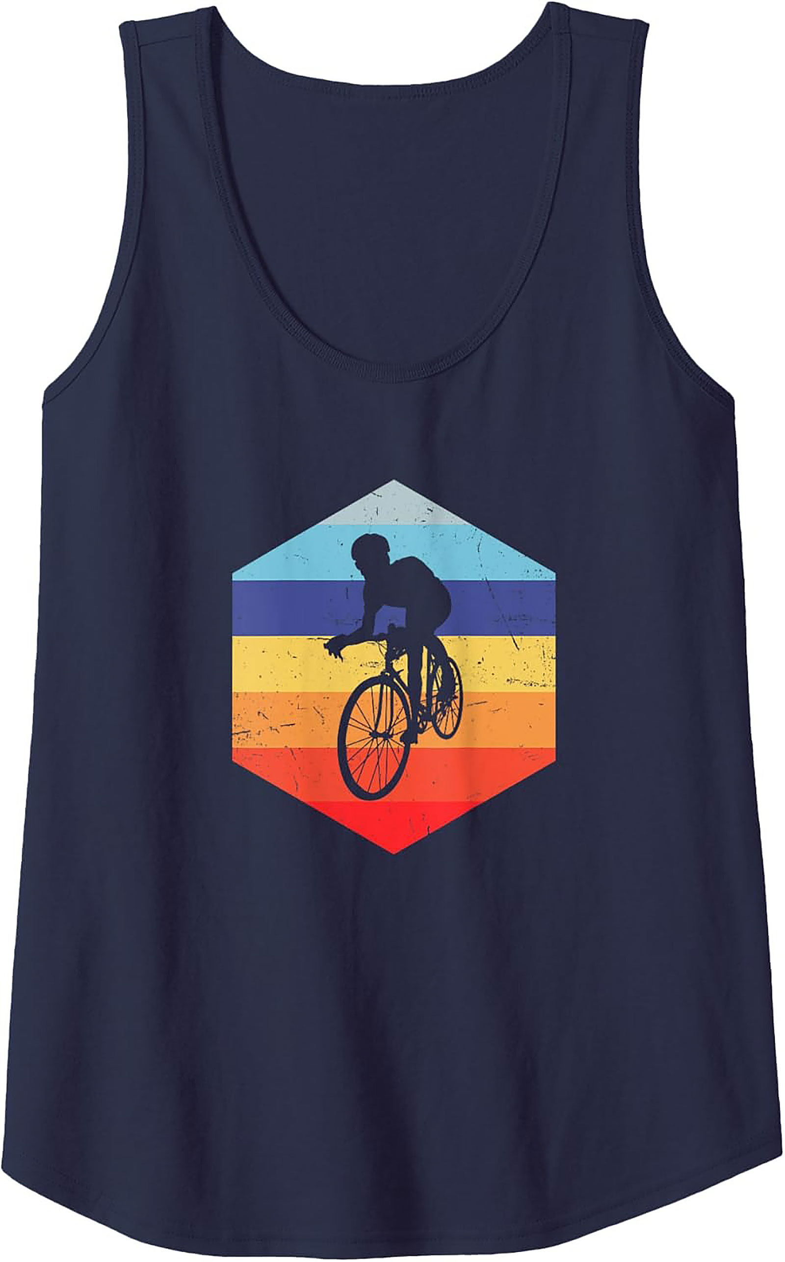 Vintage Cycling Tank Top | Retro Road Biker Sleeveless Shirt