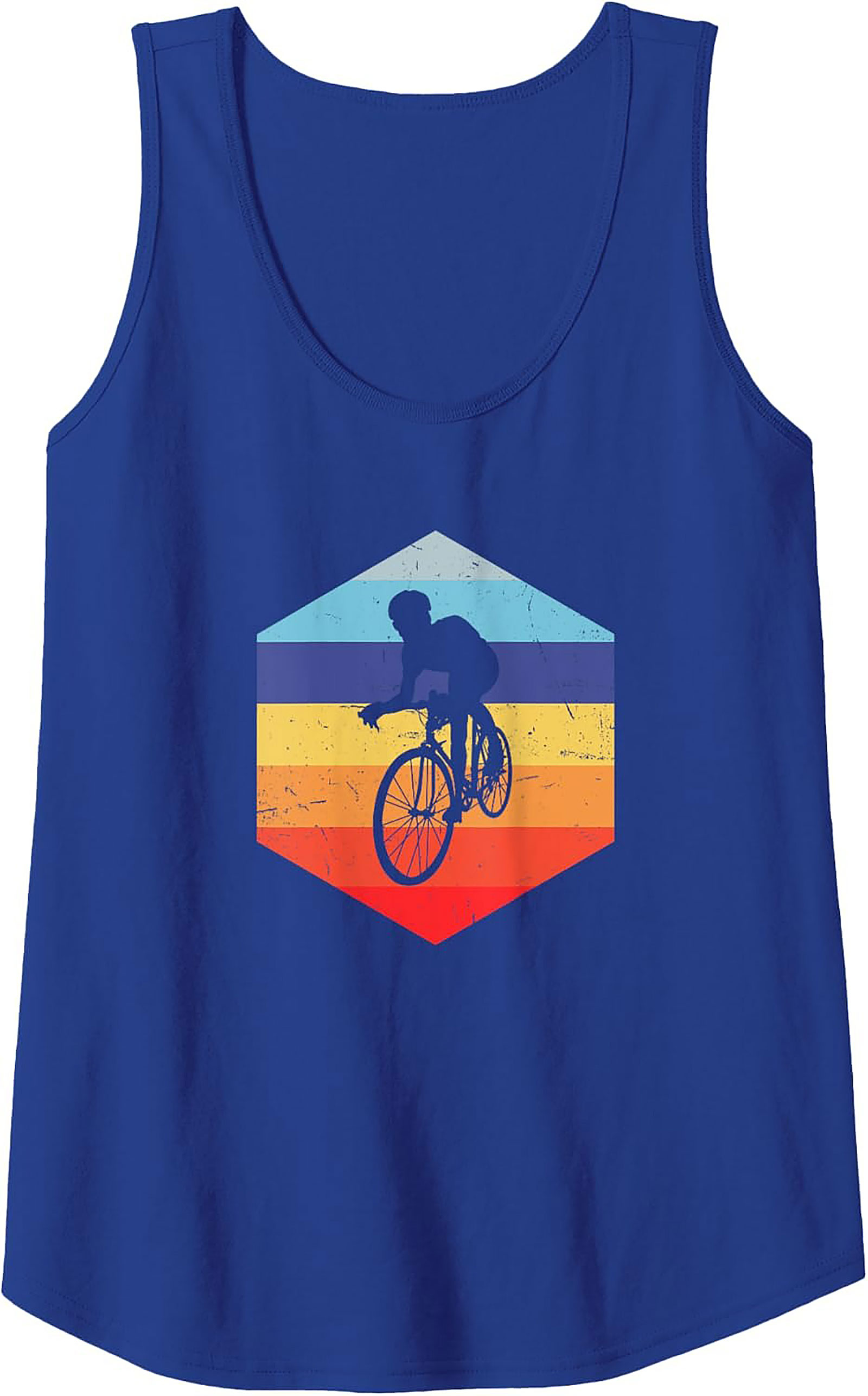 Vintage Cycling Tank Top | Retro Road Biker Sleeveless Shirt