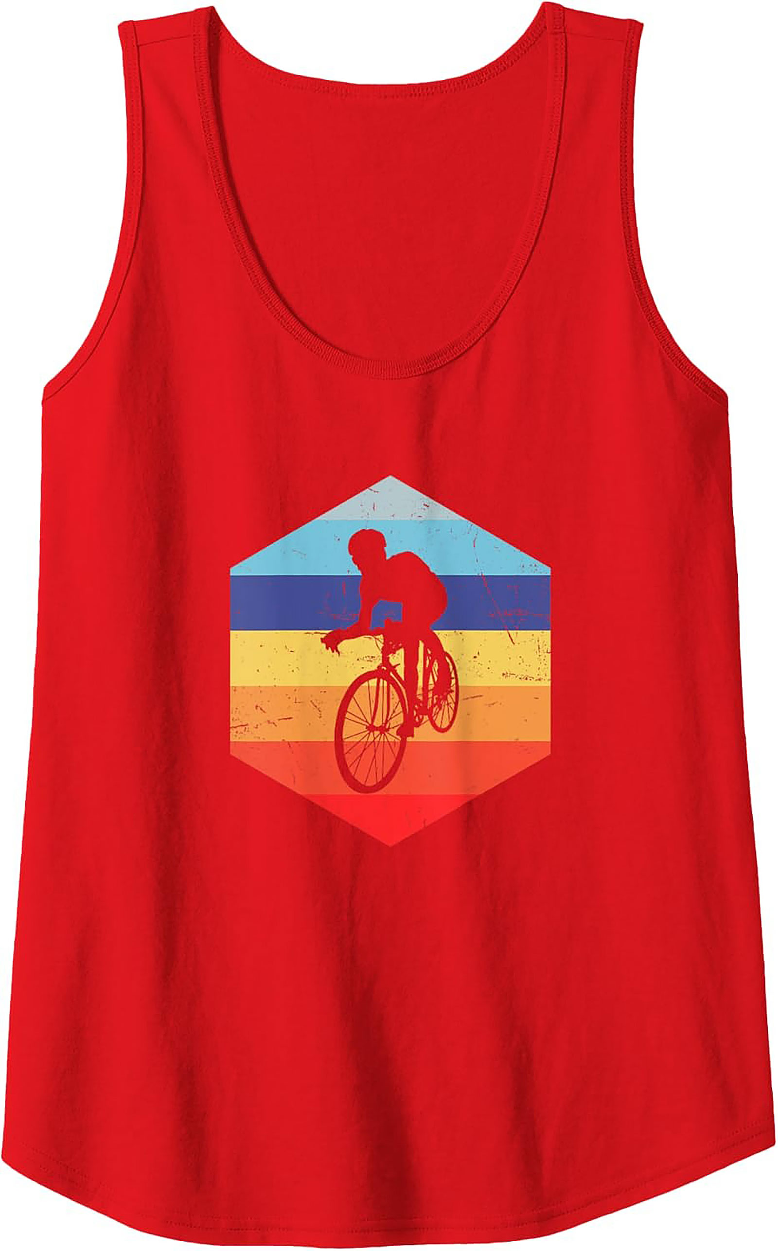 Vintage Cycling Tank Top | Retro Road Biker Sleeveless Shirt