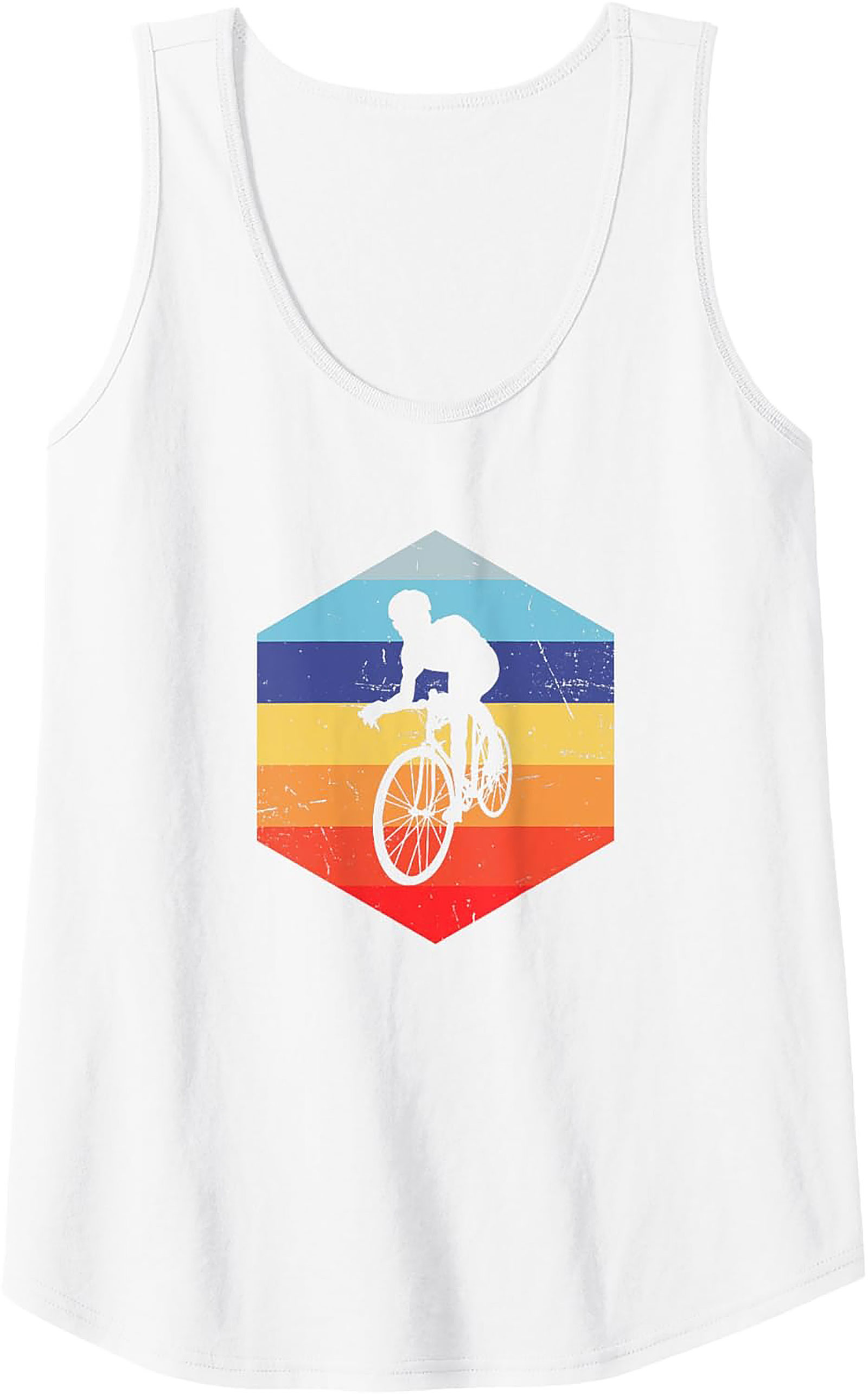 Vintage Cycling Tank Top | Retro Road Biker Sleeveless Shirt