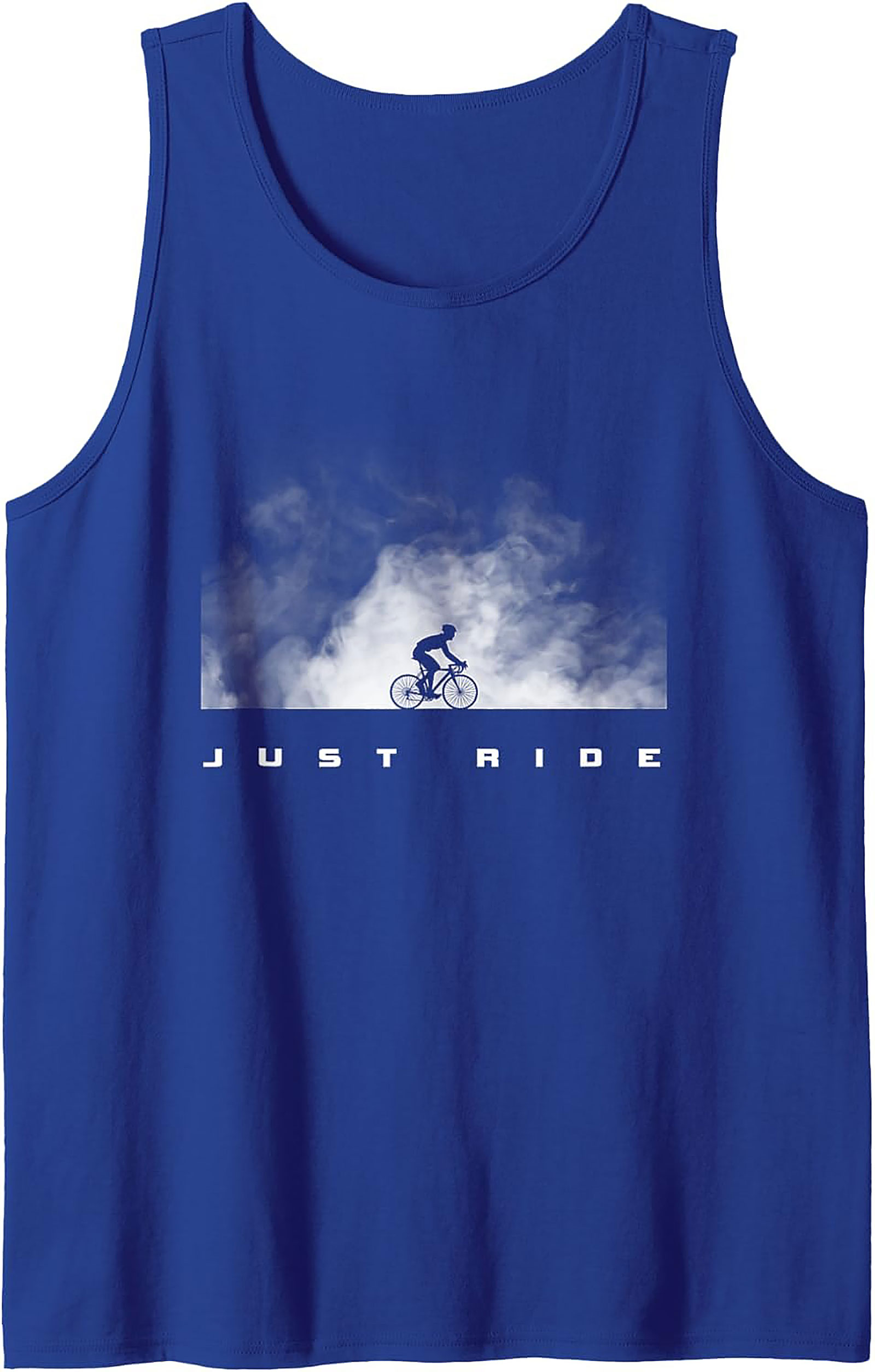 Just Ride Cycling Graphic Tank Top | Sleeveless Shirt