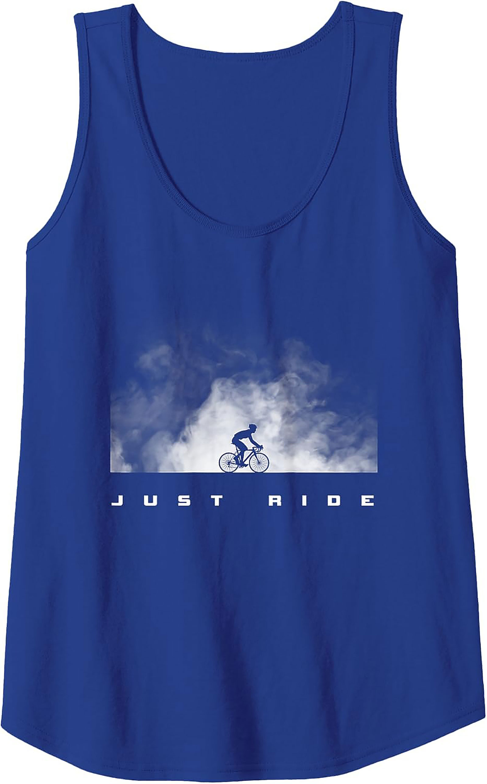 Just Ride Cycling Graphic Tank Top | Sleeveless Shirt
