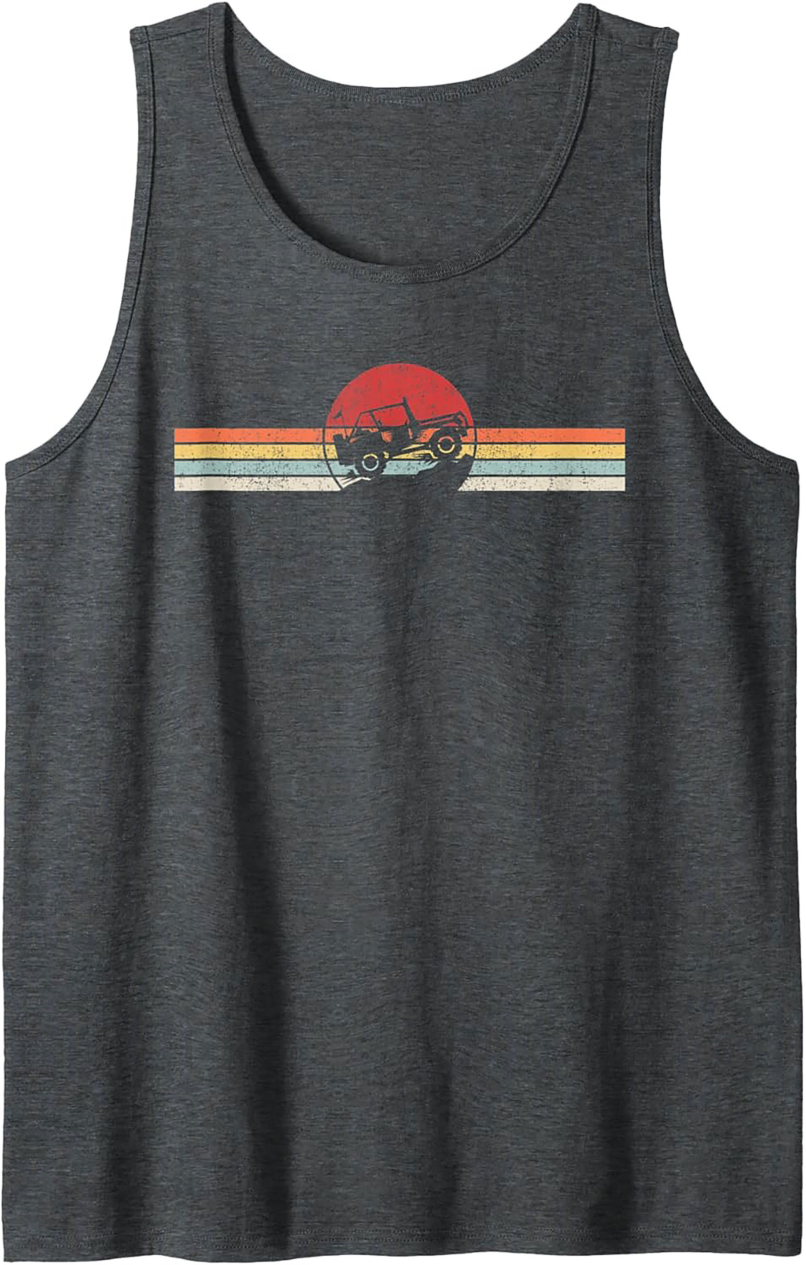 Off-Road Graphic Tank Top Vintage 4x4 Sleeveless Shirt