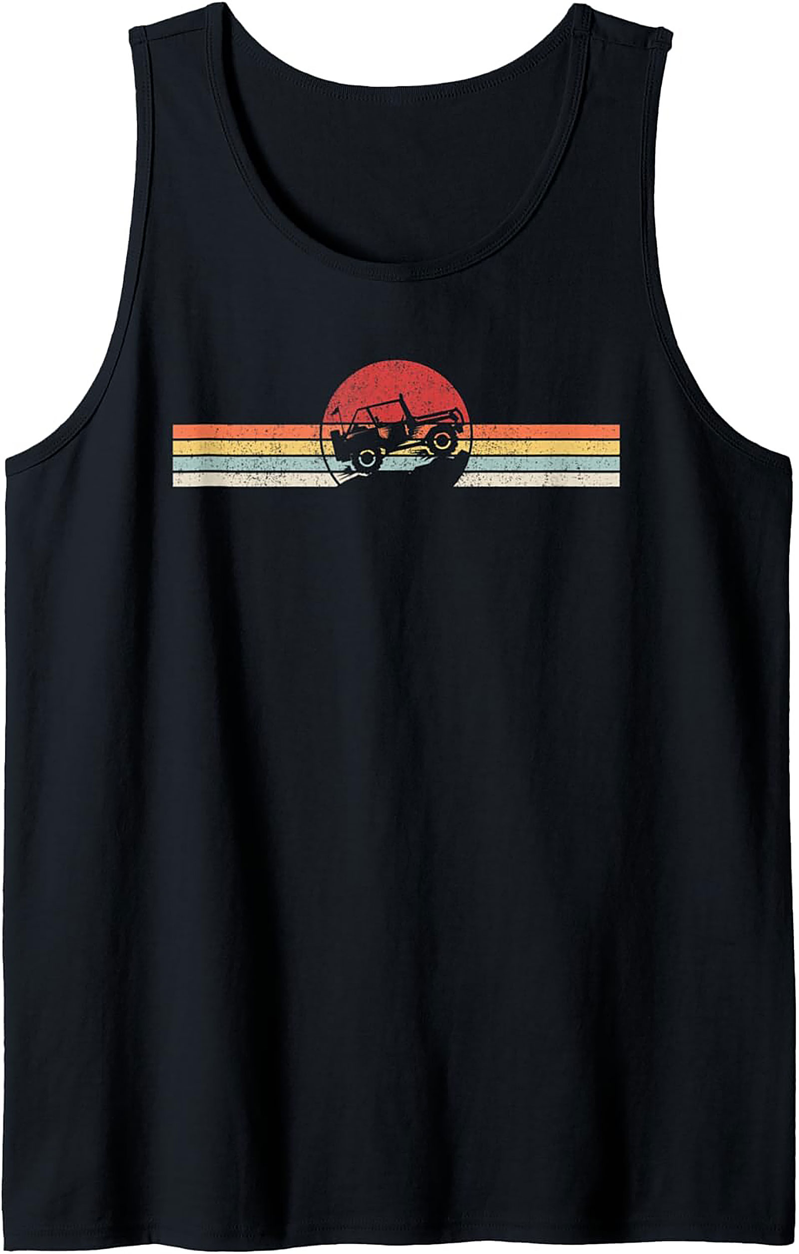 Off-Road Graphic Tank Top Vintage 4x4 Sleeveless Shirt