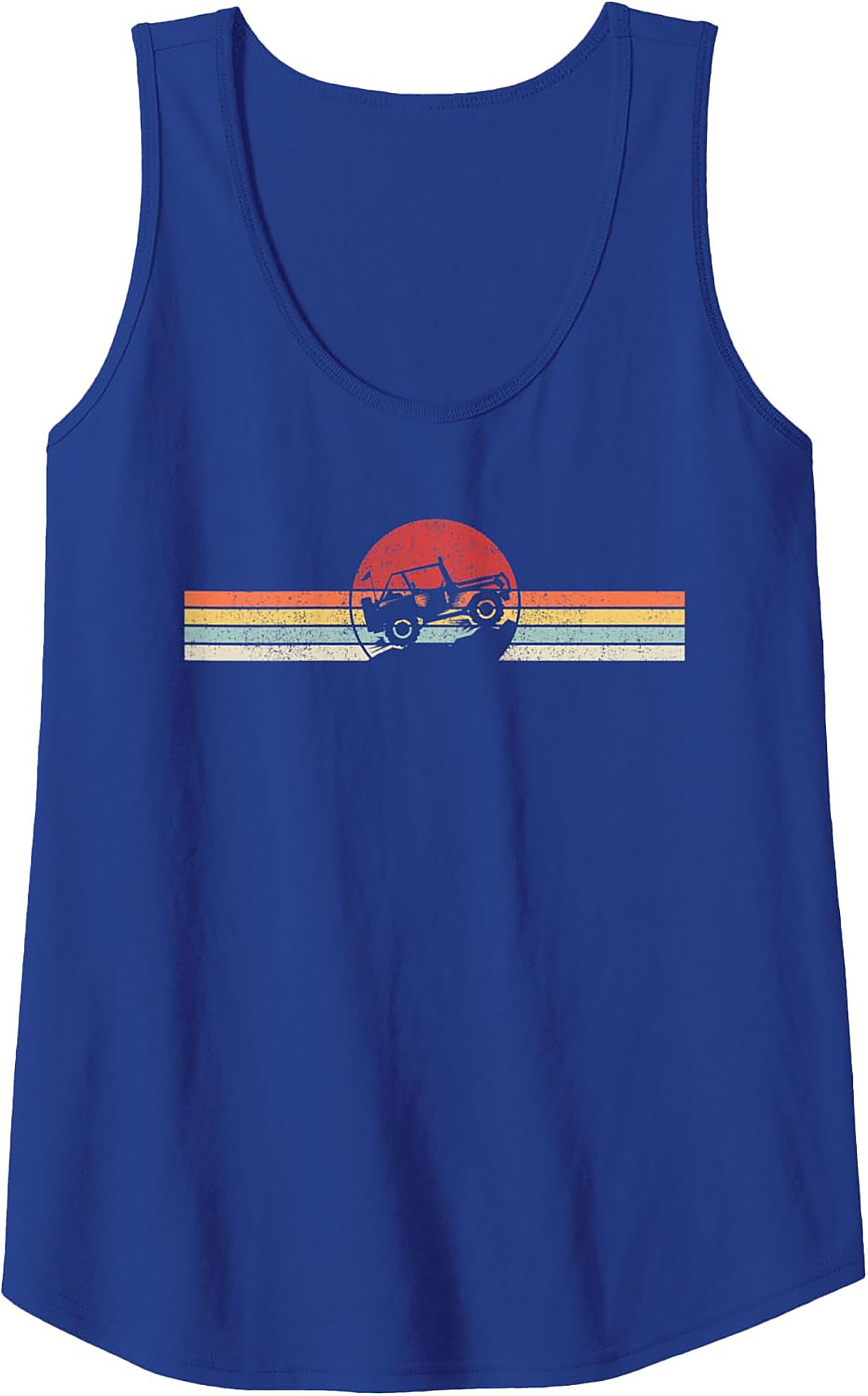 Off-Road Graphic Tank Top Vintage 4x4 Sleeveless Shirt
