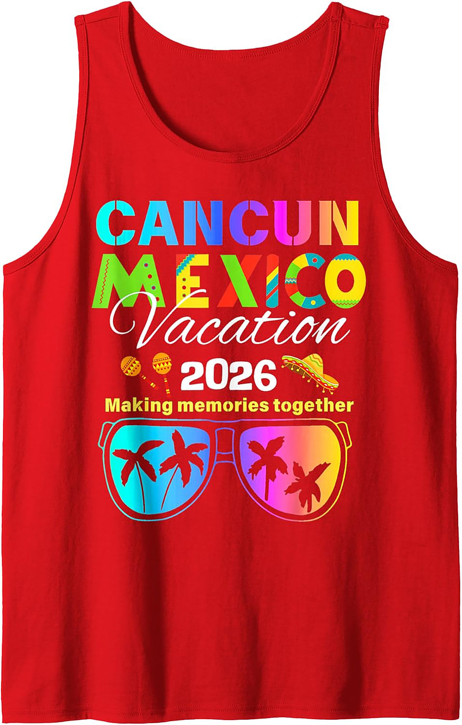Cancun Mexico Vacation 2026 Tank Top Group Trip Shirt