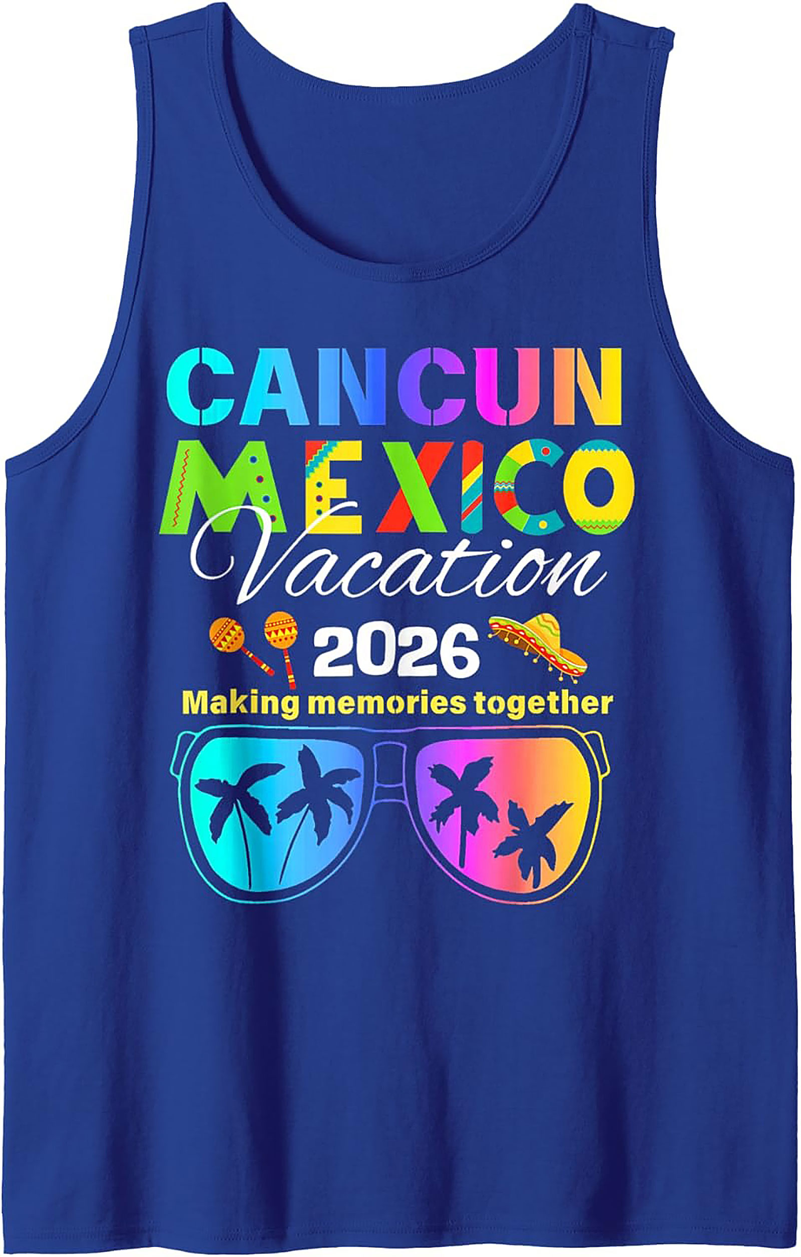 Cancun Mexico Vacation 2026 Tank Top Group Trip Shirt