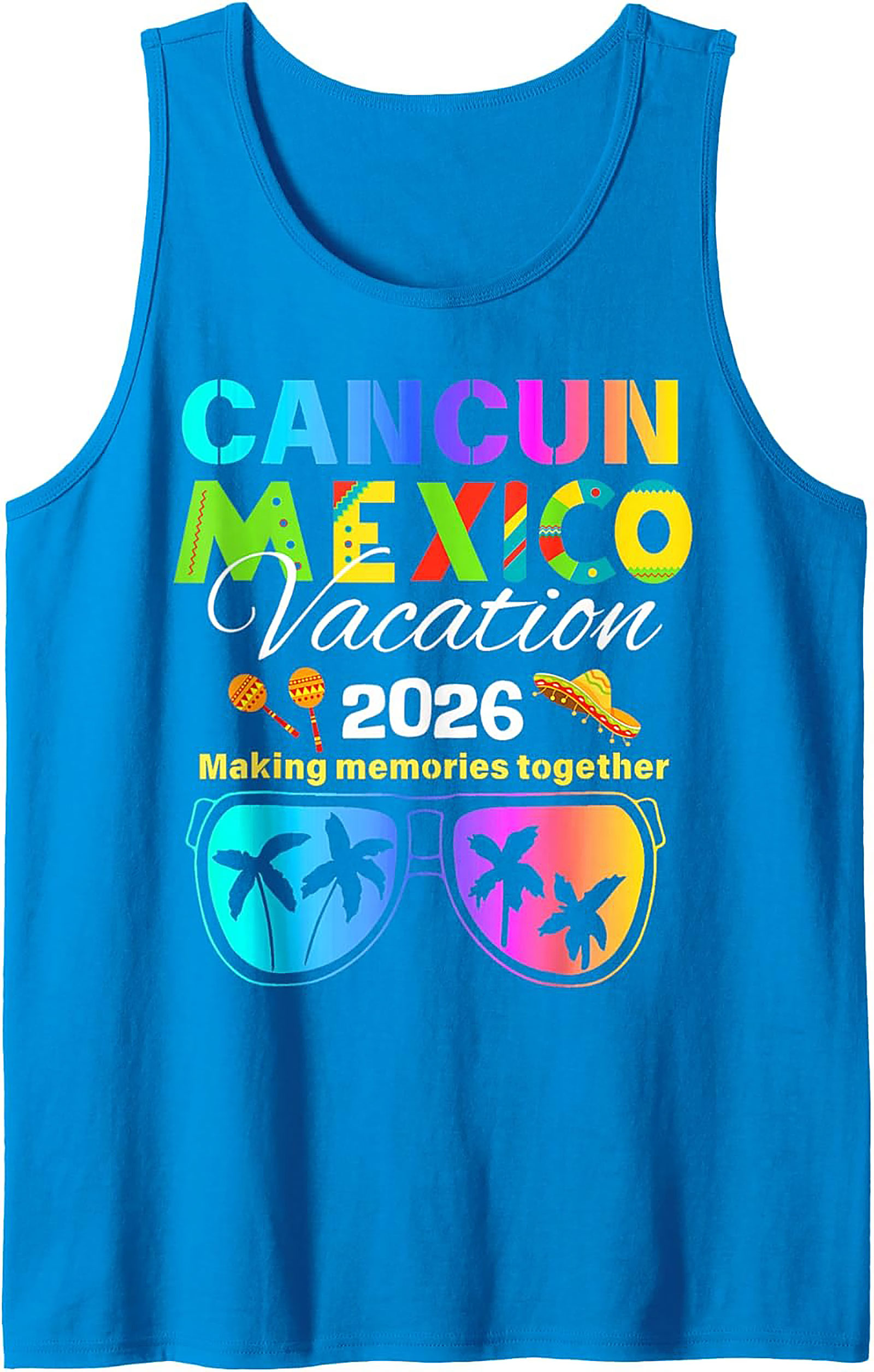 Cancun Mexico Vacation 2026 Tank Top Group Trip Shirt