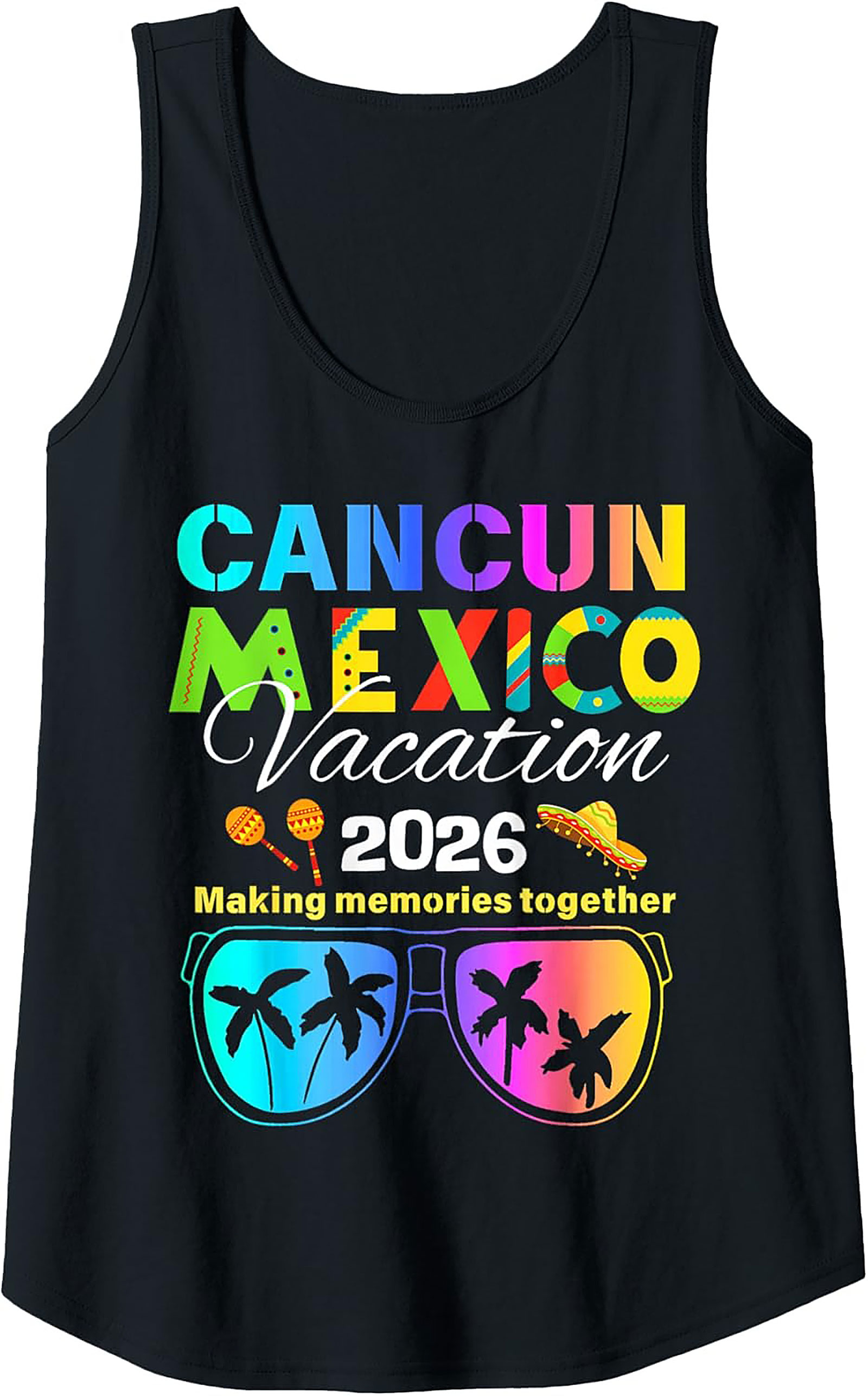 Cancun Mexico Vacation 2026 Tank Top Group Trip Shirt
