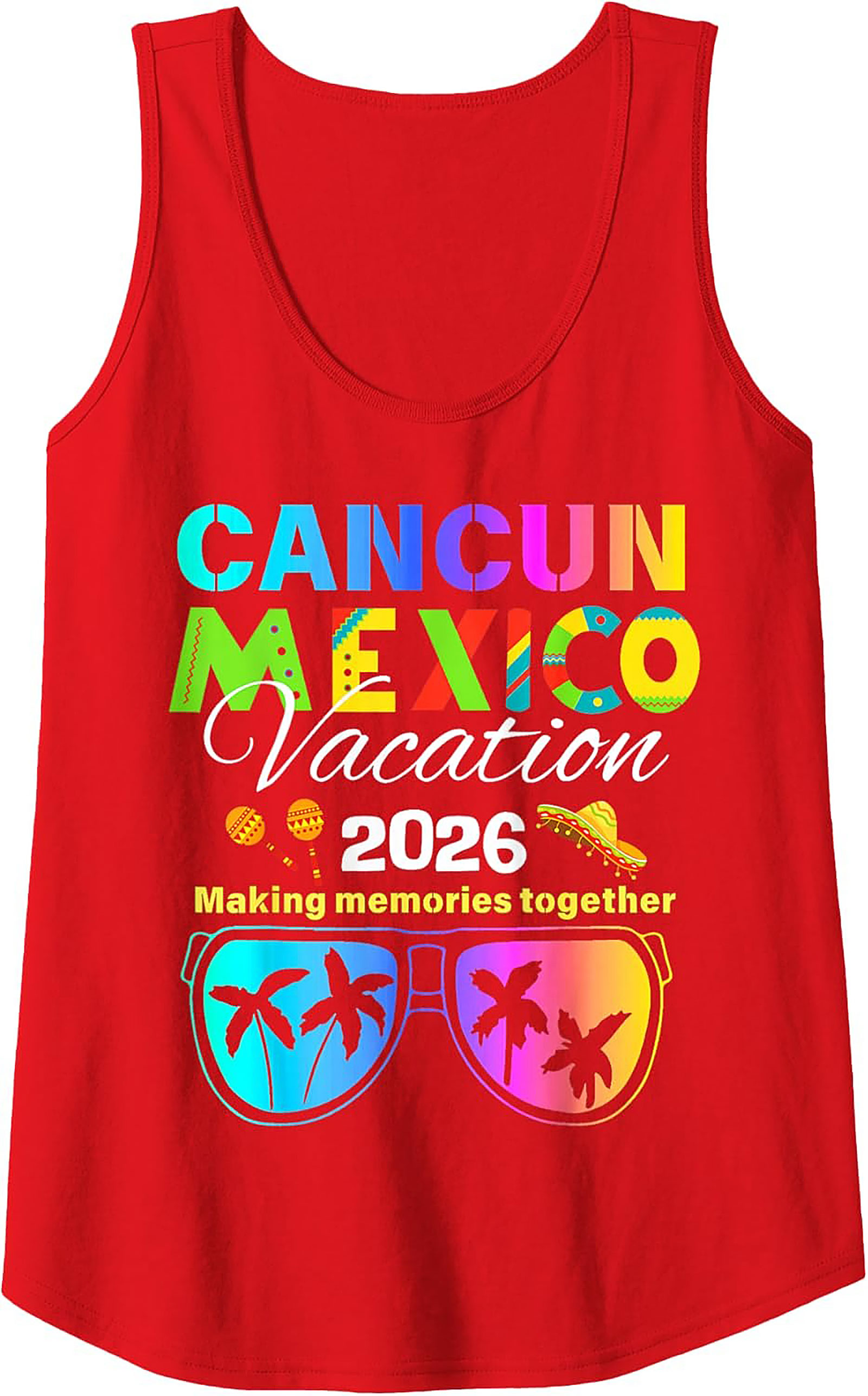 Cancun Mexico Vacation 2026 Tank Top Group Trip Shirt