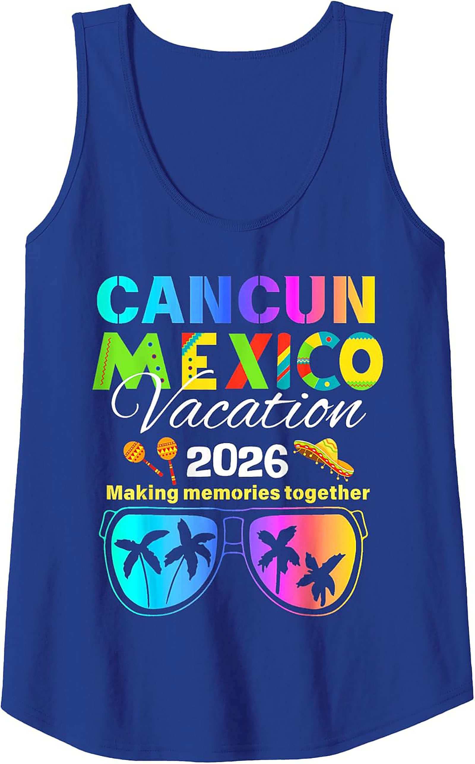 Cancun Mexico Vacation 2026 Tank Top Group Trip Shirt