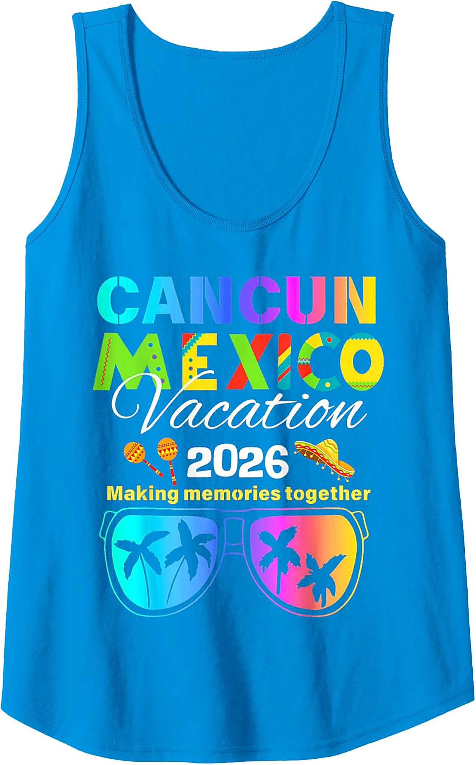 Cancun Mexico Vacation 2026 Tank Top Group Trip Shirt