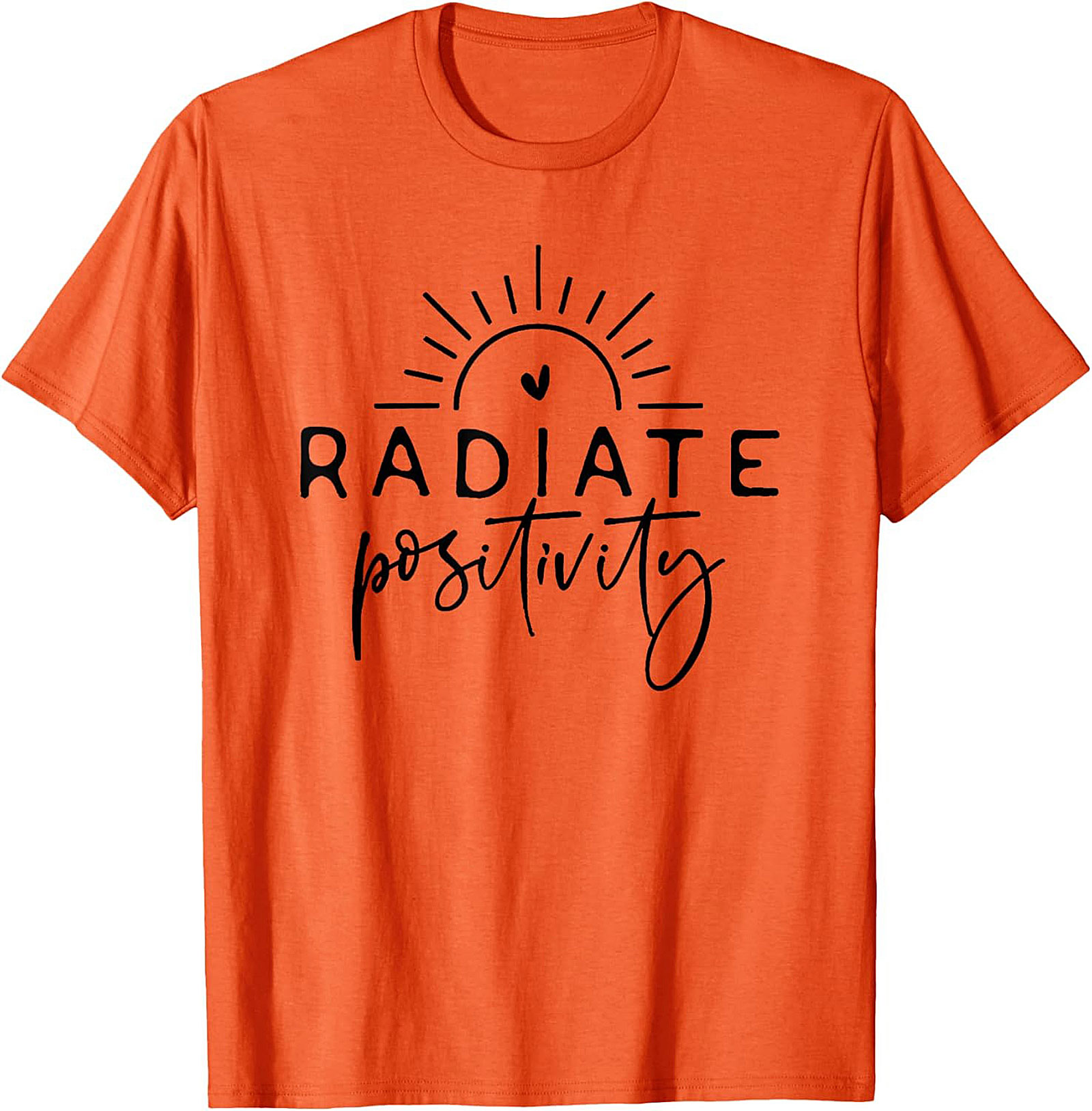 Radiate Positivity T-shirt | Inspirational Graphic Tee