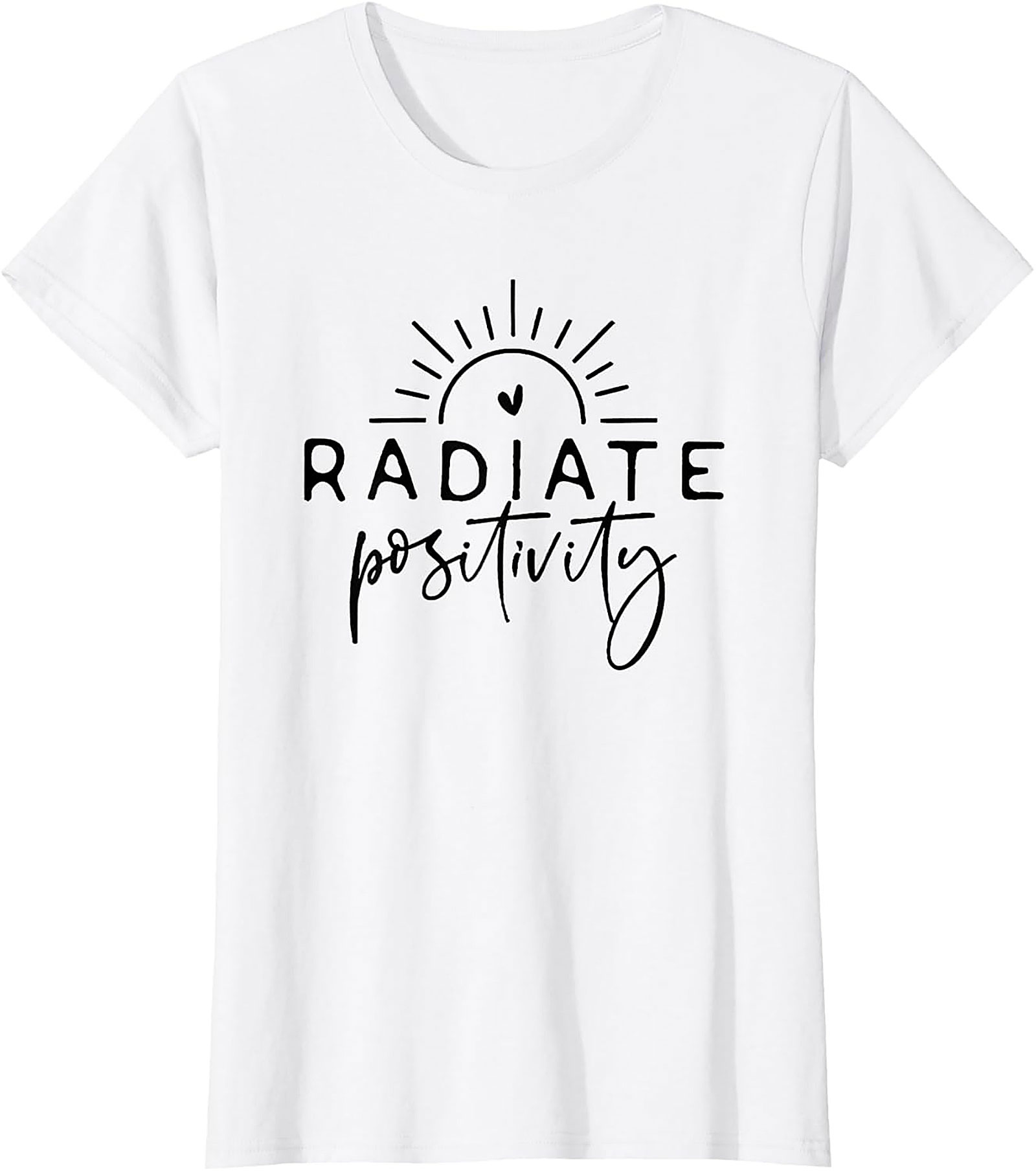 Radiate Positivity T-shirt | Inspirational Graphic Tee