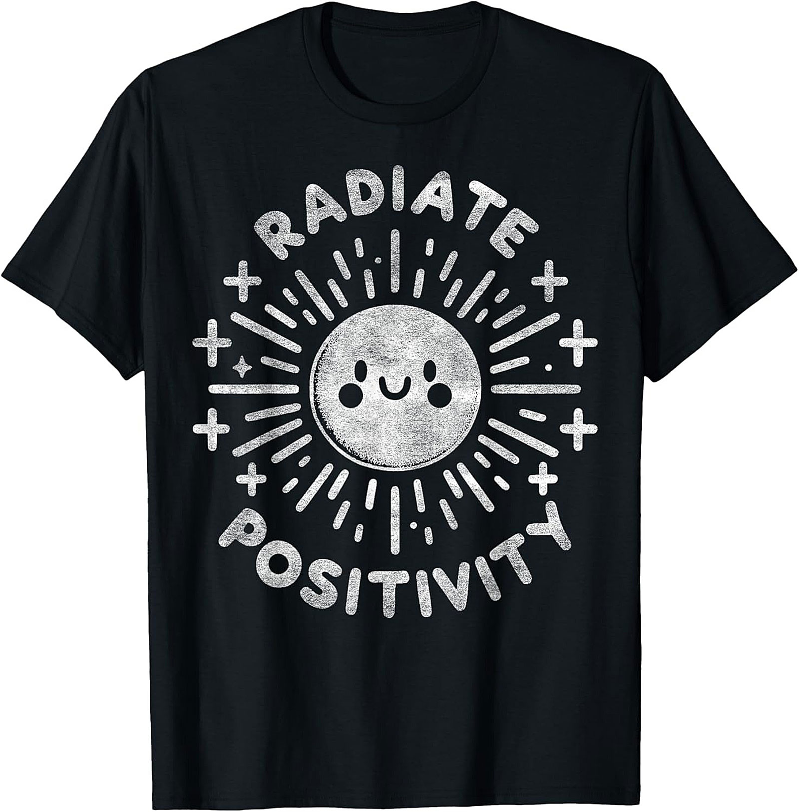 Radiate Positivity Graphic Tee | Happy Sun Unisex Shirt
