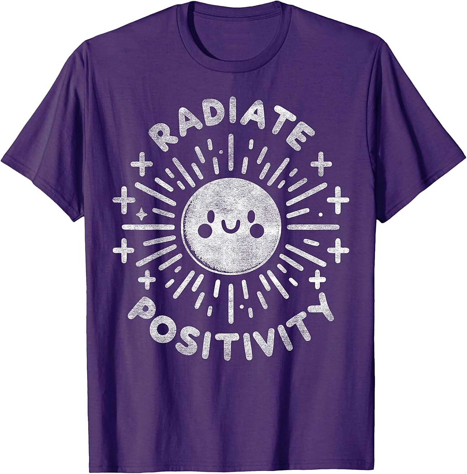 Radiate Positivity Graphic Tee | Happy Sun Unisex Shirt