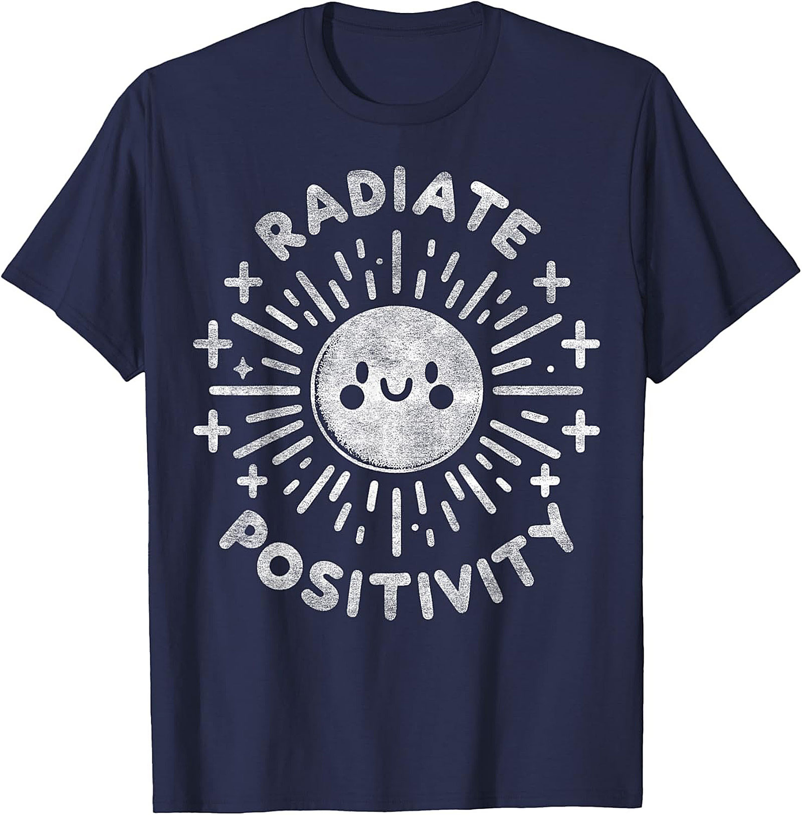 Radiate Positivity Graphic Tee | Happy Sun Unisex Shirt