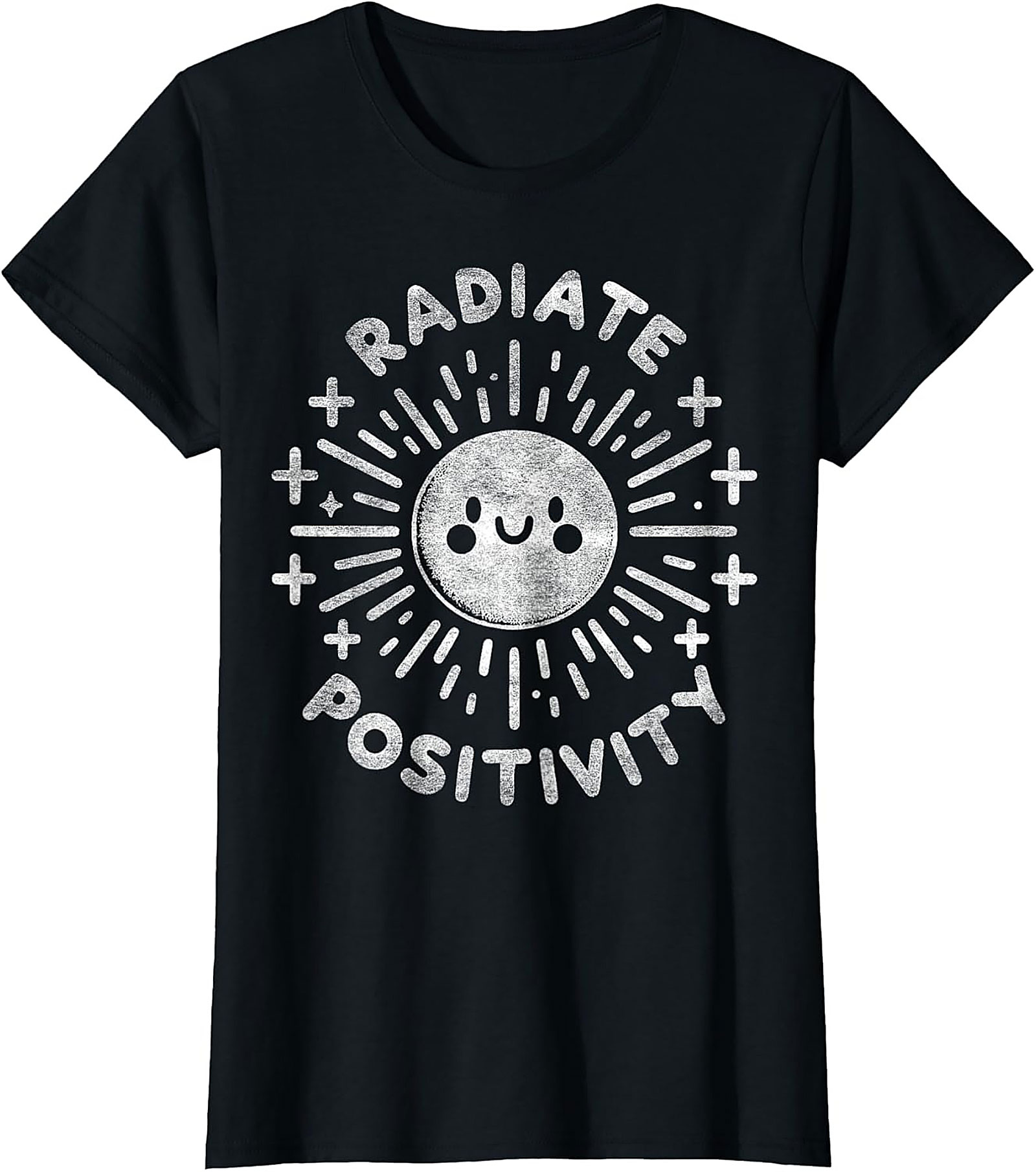 Radiate Positivity Graphic Tee | Happy Sun Unisex Shirt