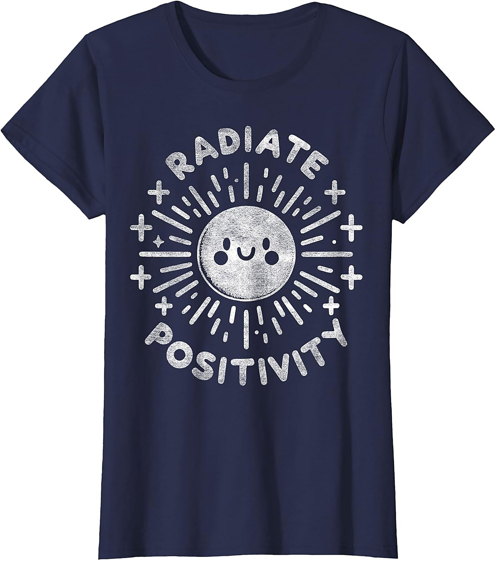 Radiate Positivity Graphic Tee | Happy Sun Unisex Shirt