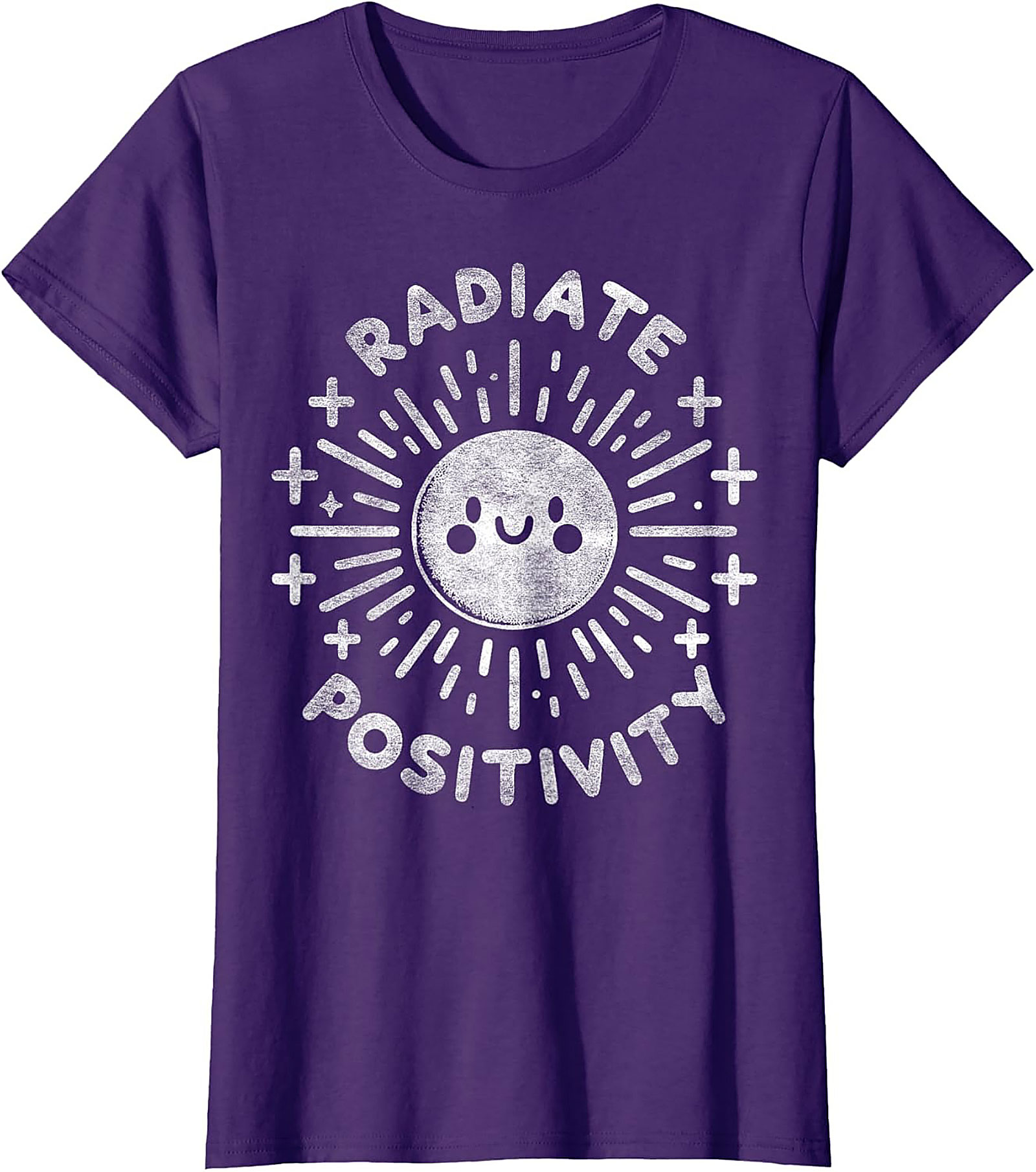 Radiate Positivity Graphic Tee | Happy Sun Unisex Shirt