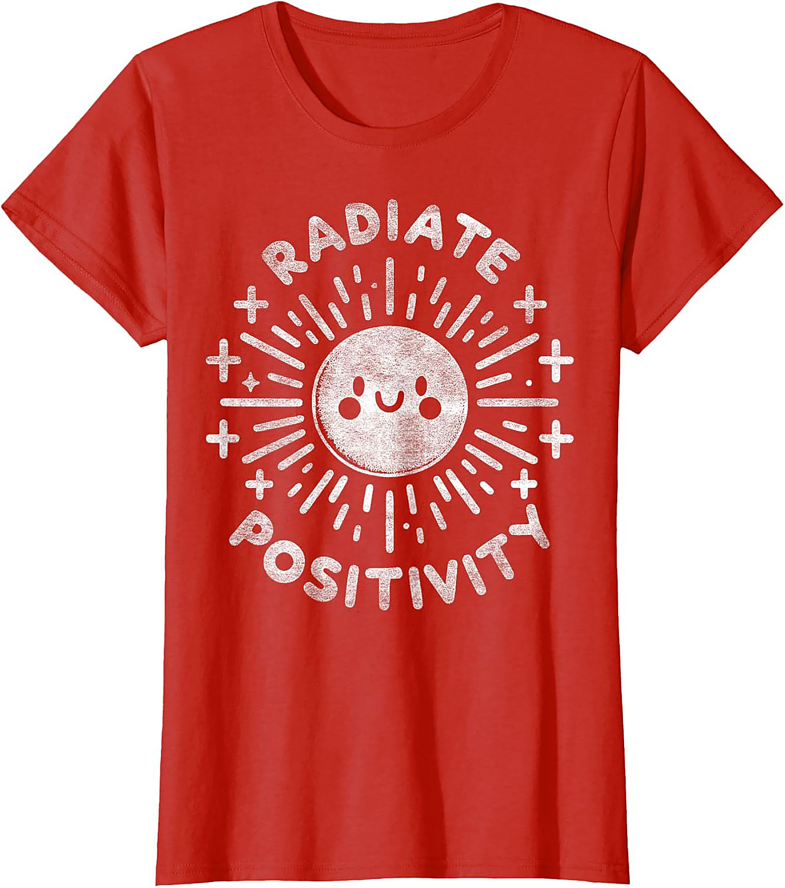 Radiate Positivity Graphic Tee | Happy Sun Unisex Shirt