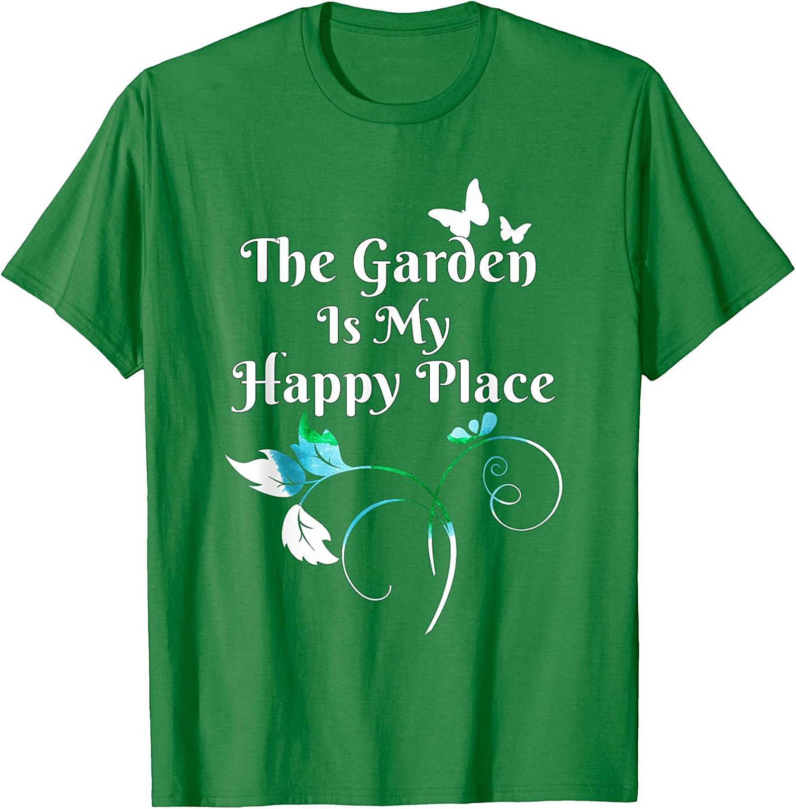 The Garden Is My Happy Place Graphic Tee Gardener Gift