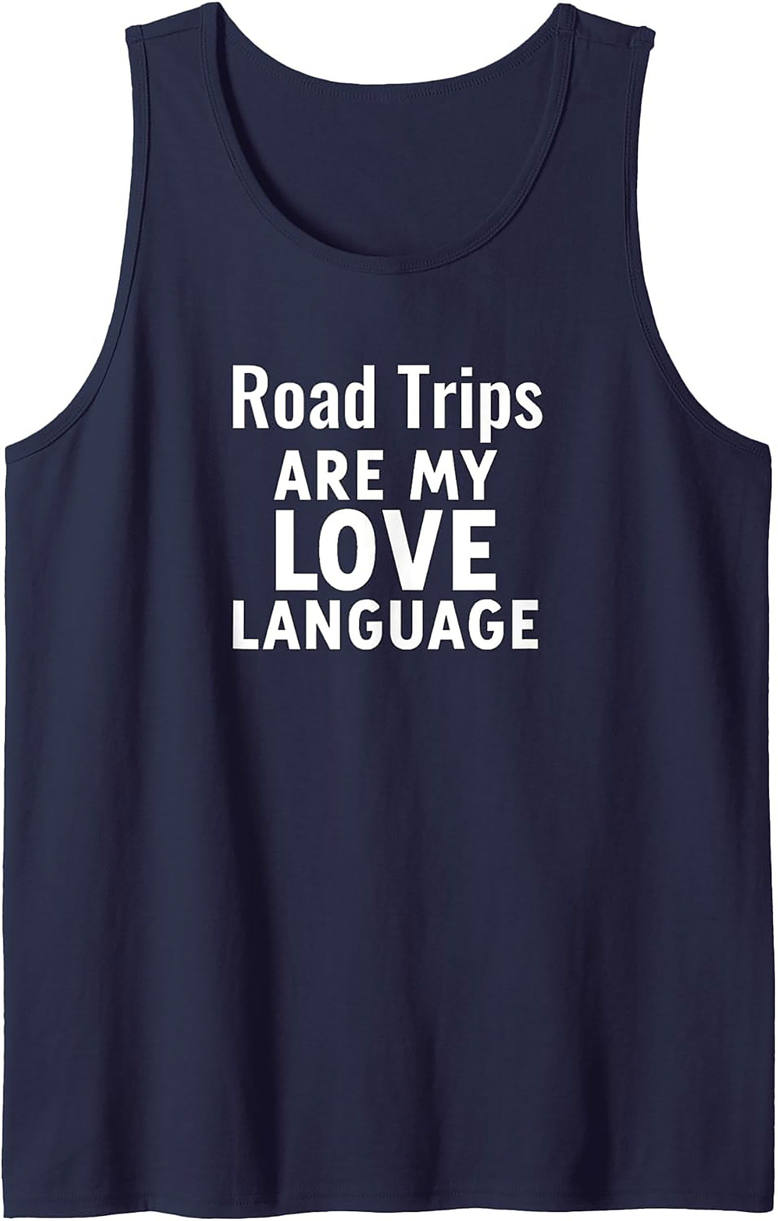 Road Trip Love Language Graphic Tank Unisex Sleeveless Tee