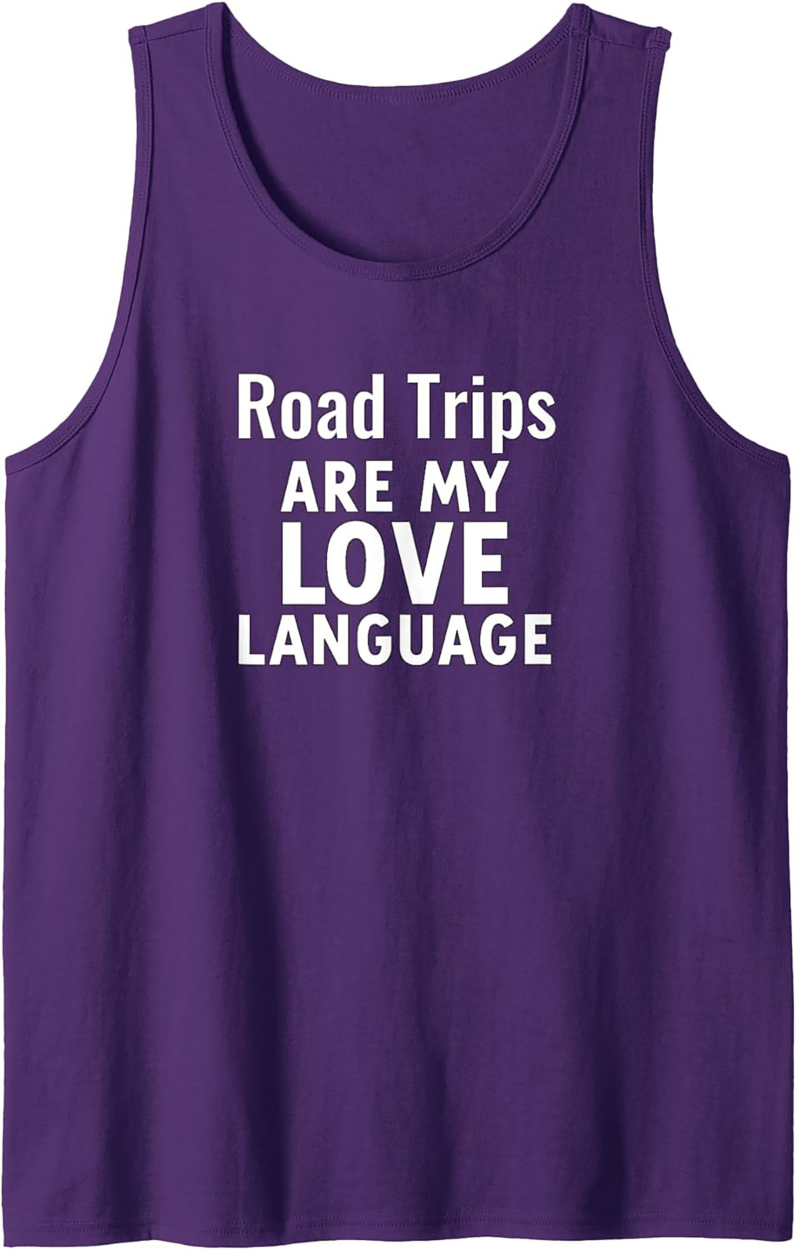 Road Trip Love Language Graphic Tank Unisex Sleeveless Tee