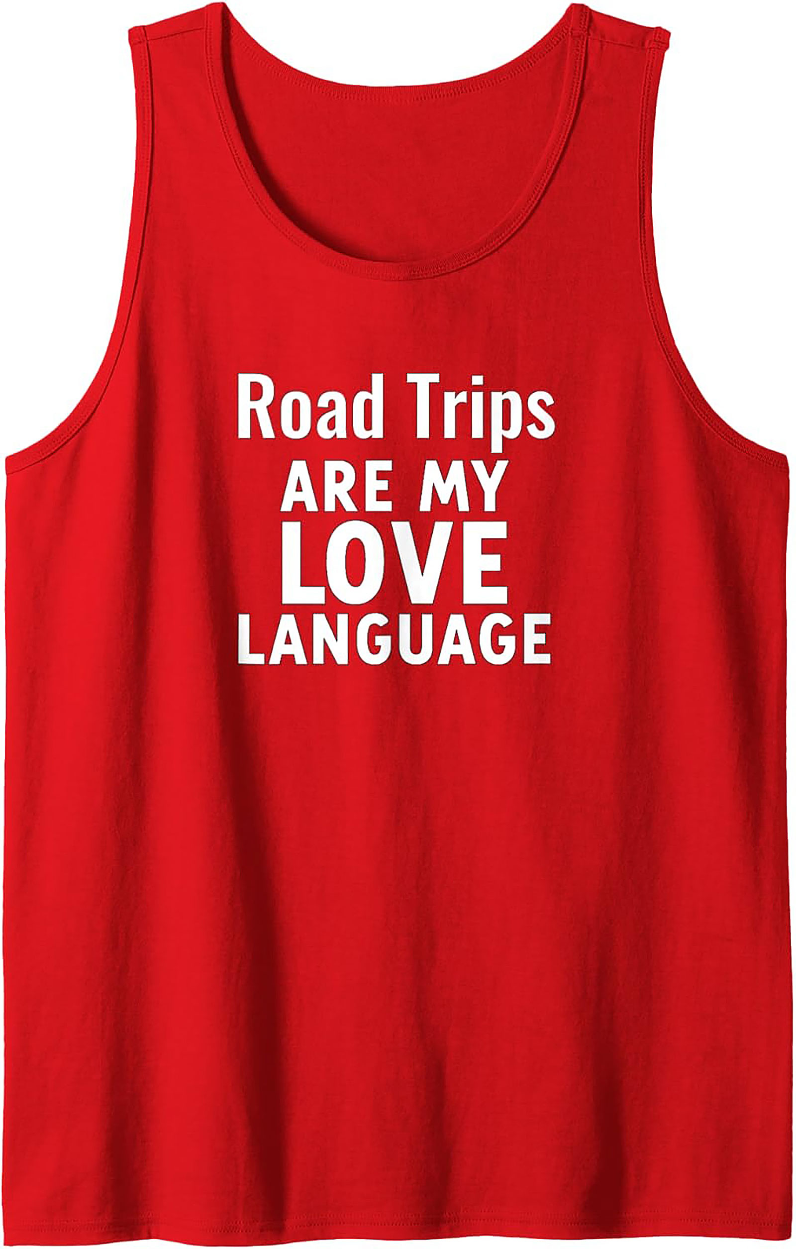 Road Trip Love Language Graphic Tank Unisex Sleeveless Tee