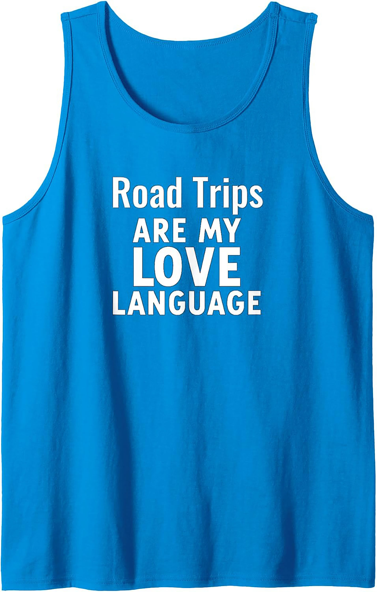 Road Trip Love Language Graphic Tank Unisex Sleeveless Tee