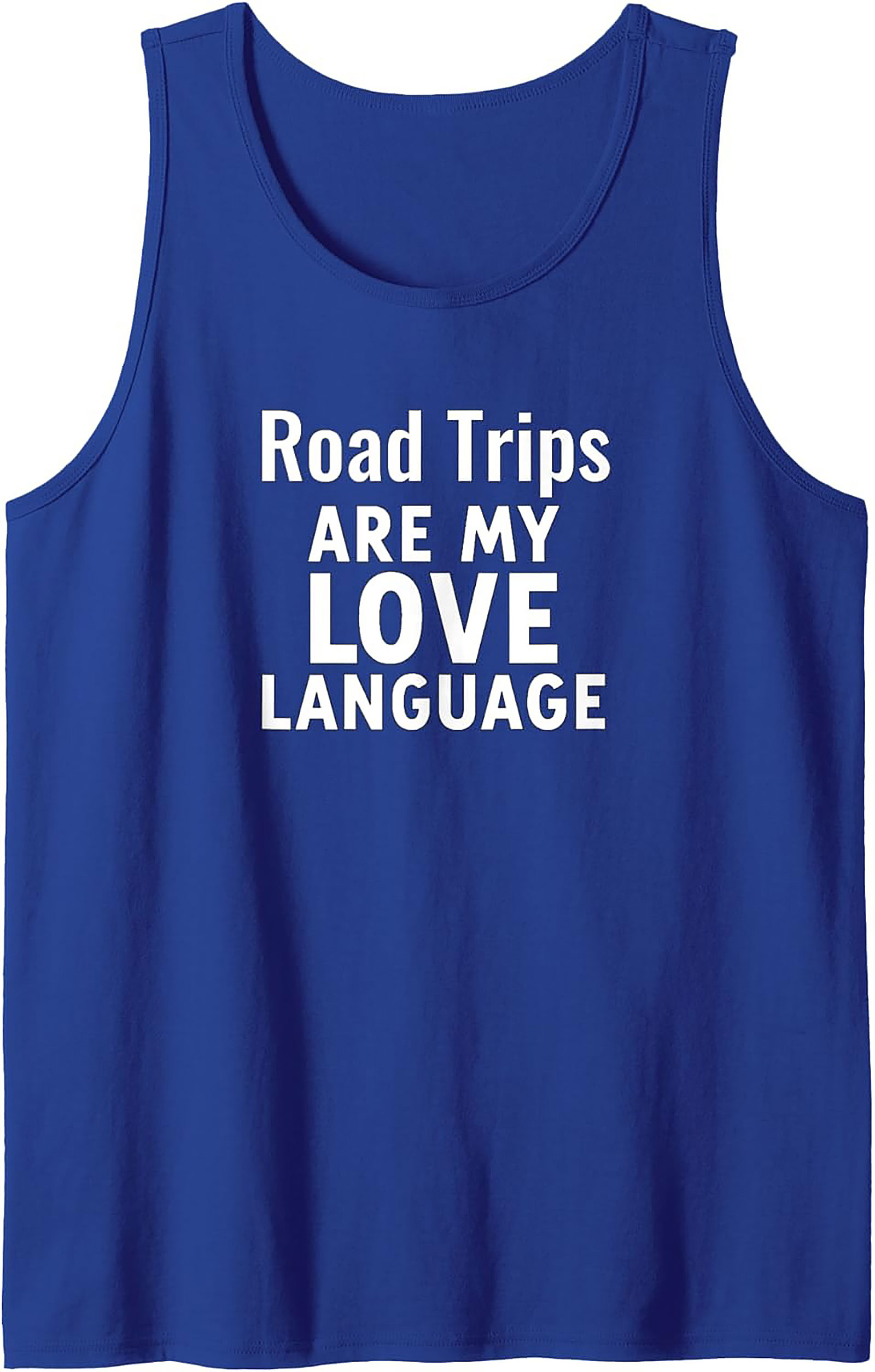 Road Trip Love Language Graphic Tank Unisex Sleeveless Tee