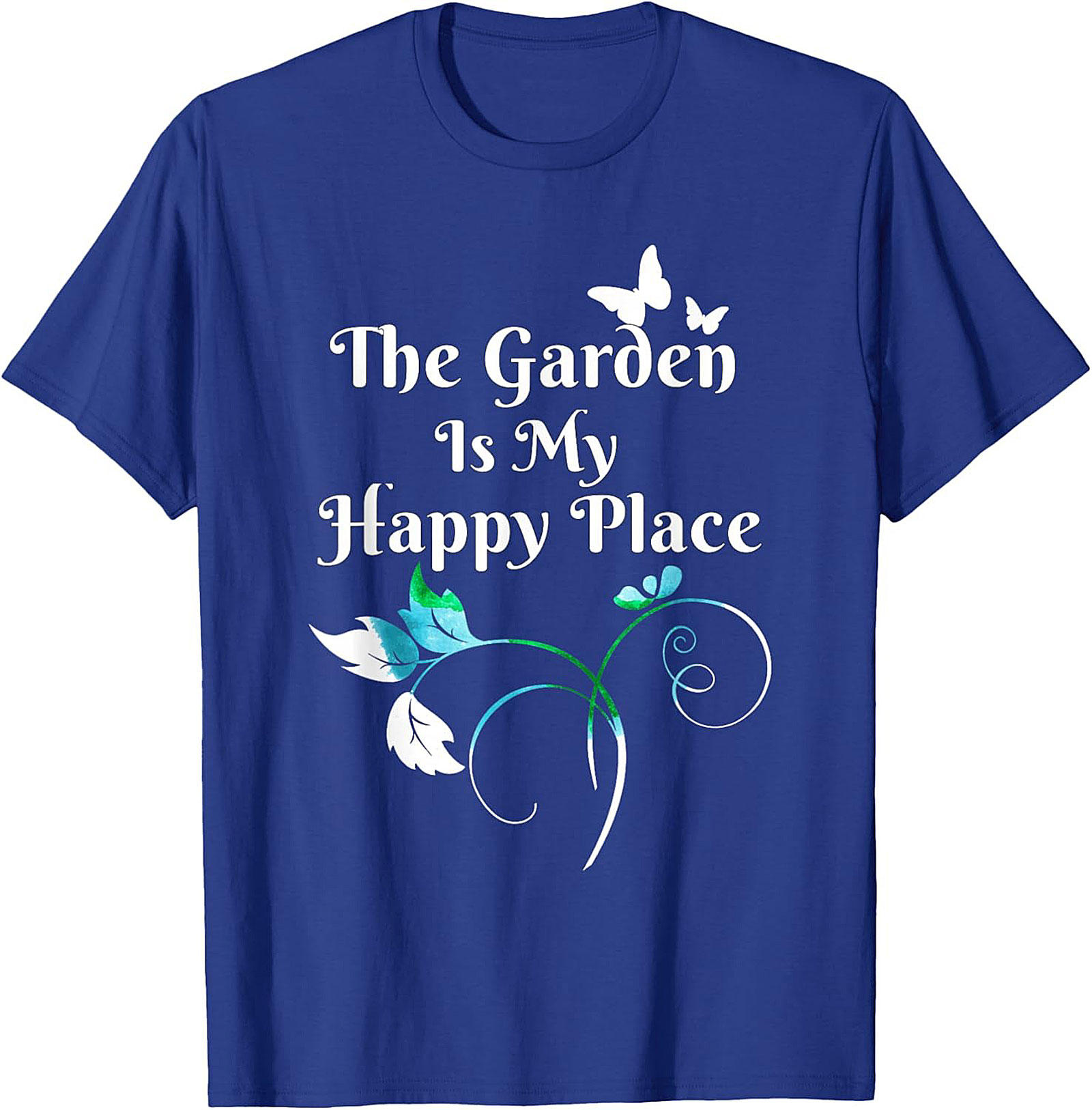 The Garden Is My Happy Place Graphic Tee Gardener Gift