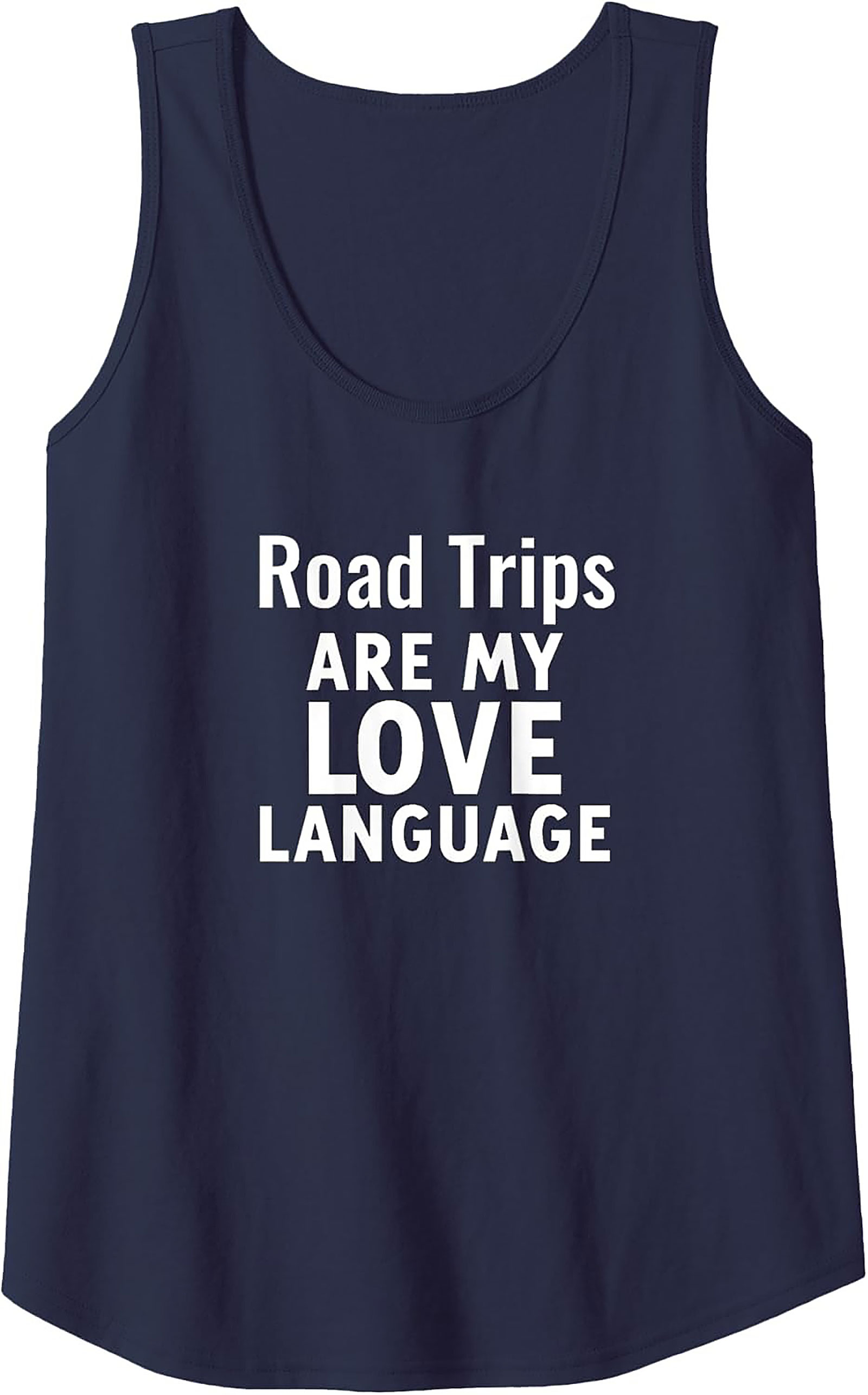 Road Trip Love Language Graphic Tank Unisex Sleeveless Tee