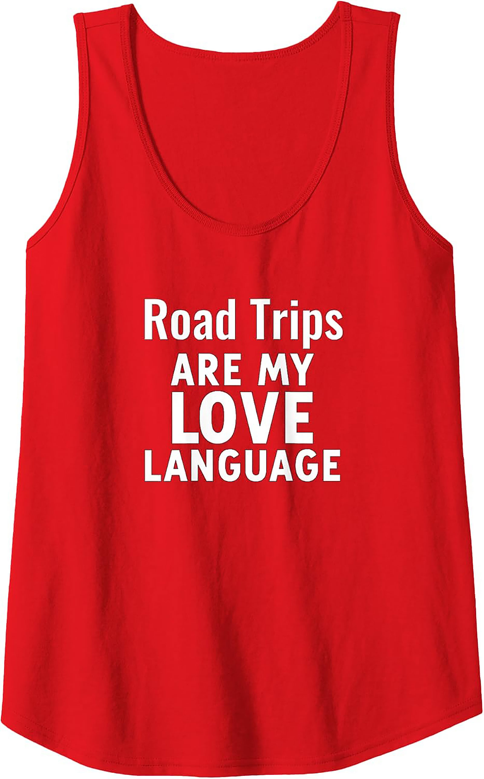 Road Trip Love Language Graphic Tank Unisex Sleeveless Tee