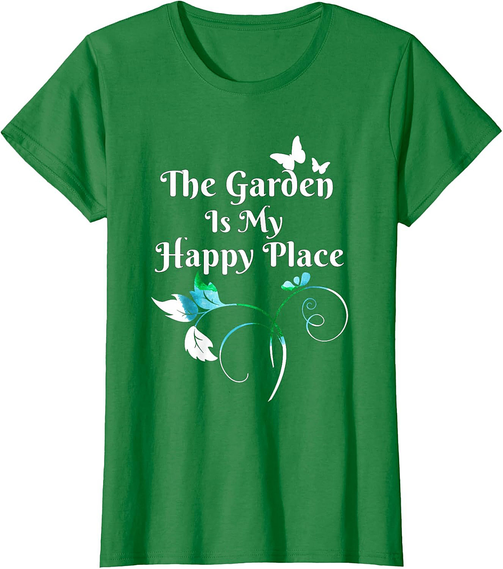 The Garden Is My Happy Place Graphic Tee Gardener Gift