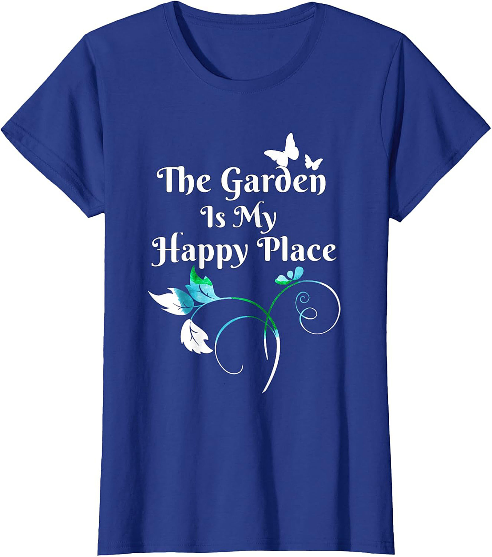 The Garden Is My Happy Place Graphic Tee Gardener Gift