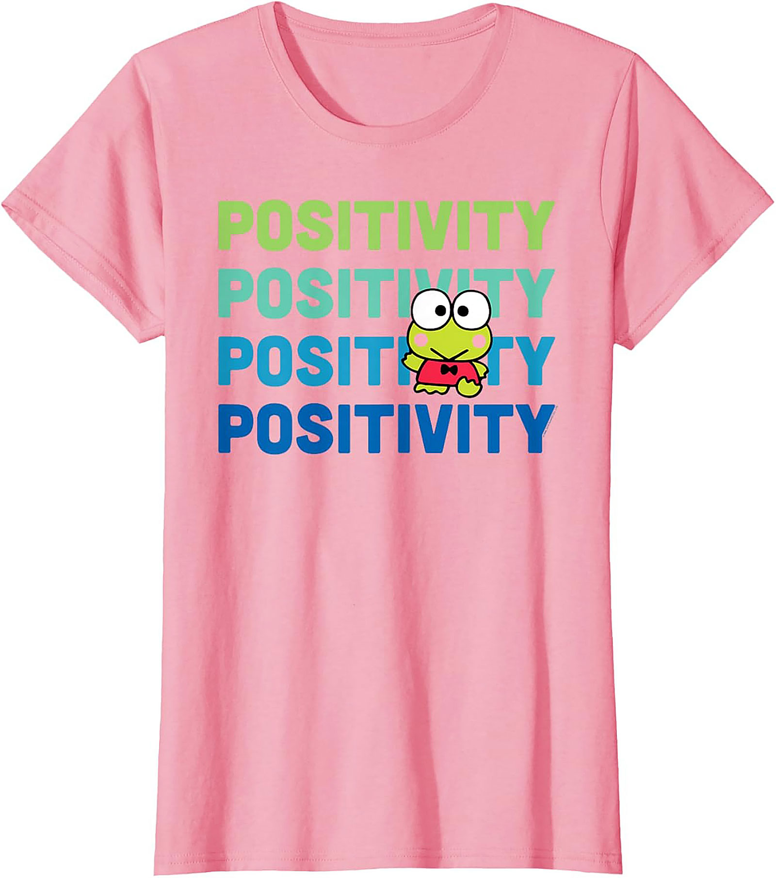 Positivity Frog Graphic Tee | Cute Retro Unisex Shirt