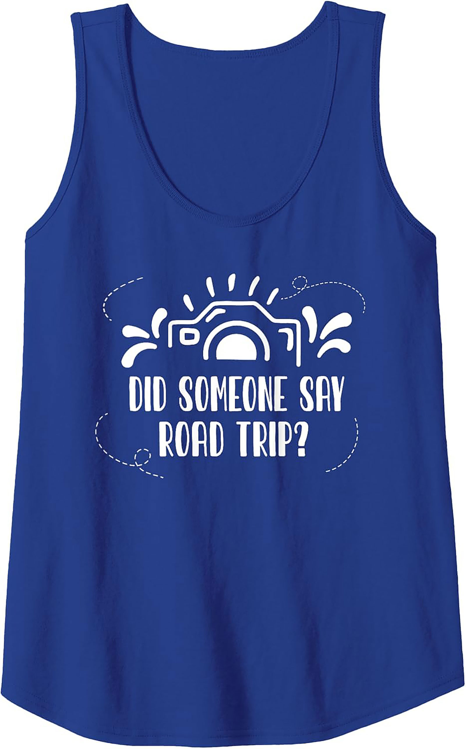 Road Trip Graphic Tank Top Summer Adventure Sleeveless Shirt