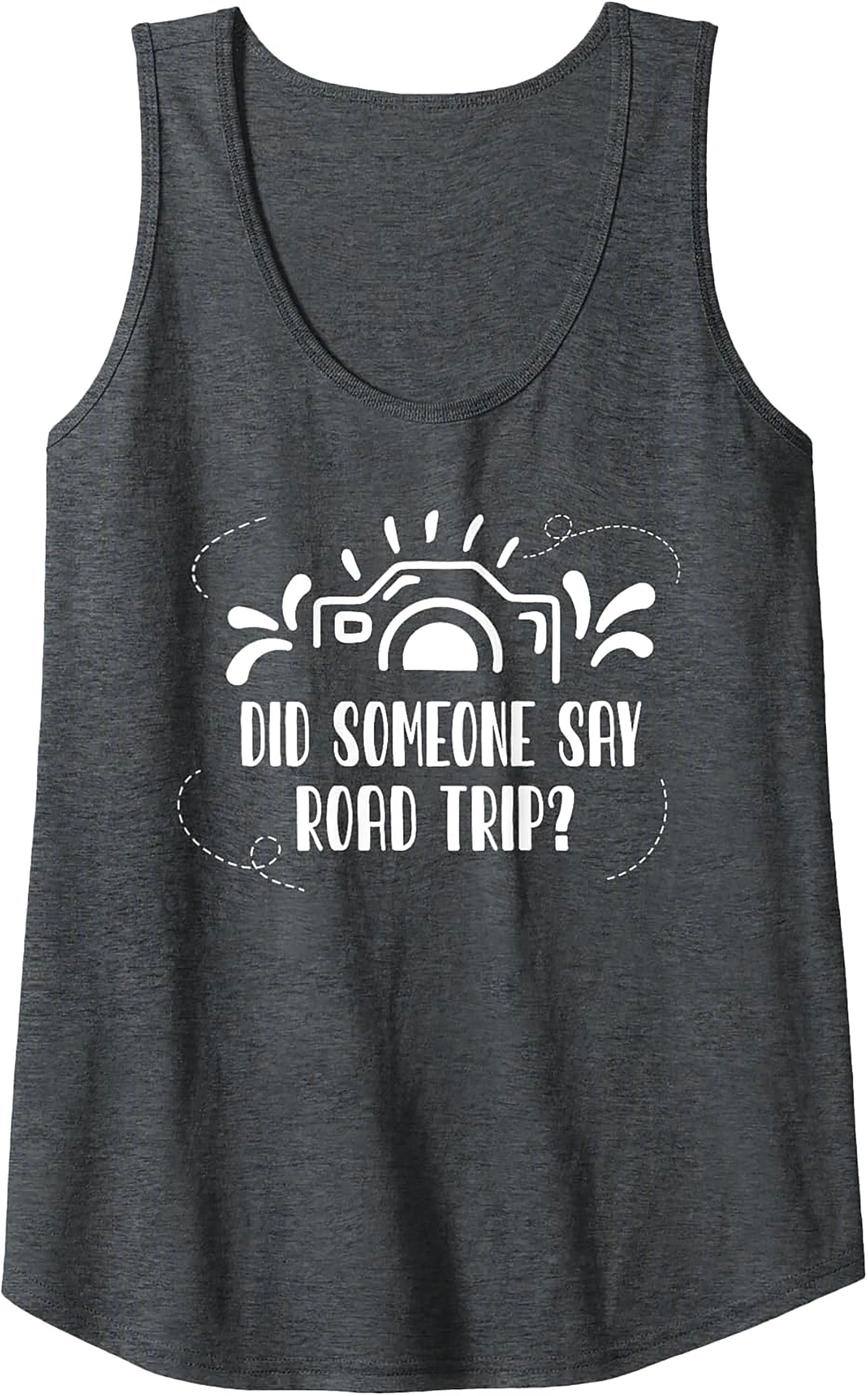 Road Trip Graphic Tank Top Summer Adventure Sleeveless Shirt