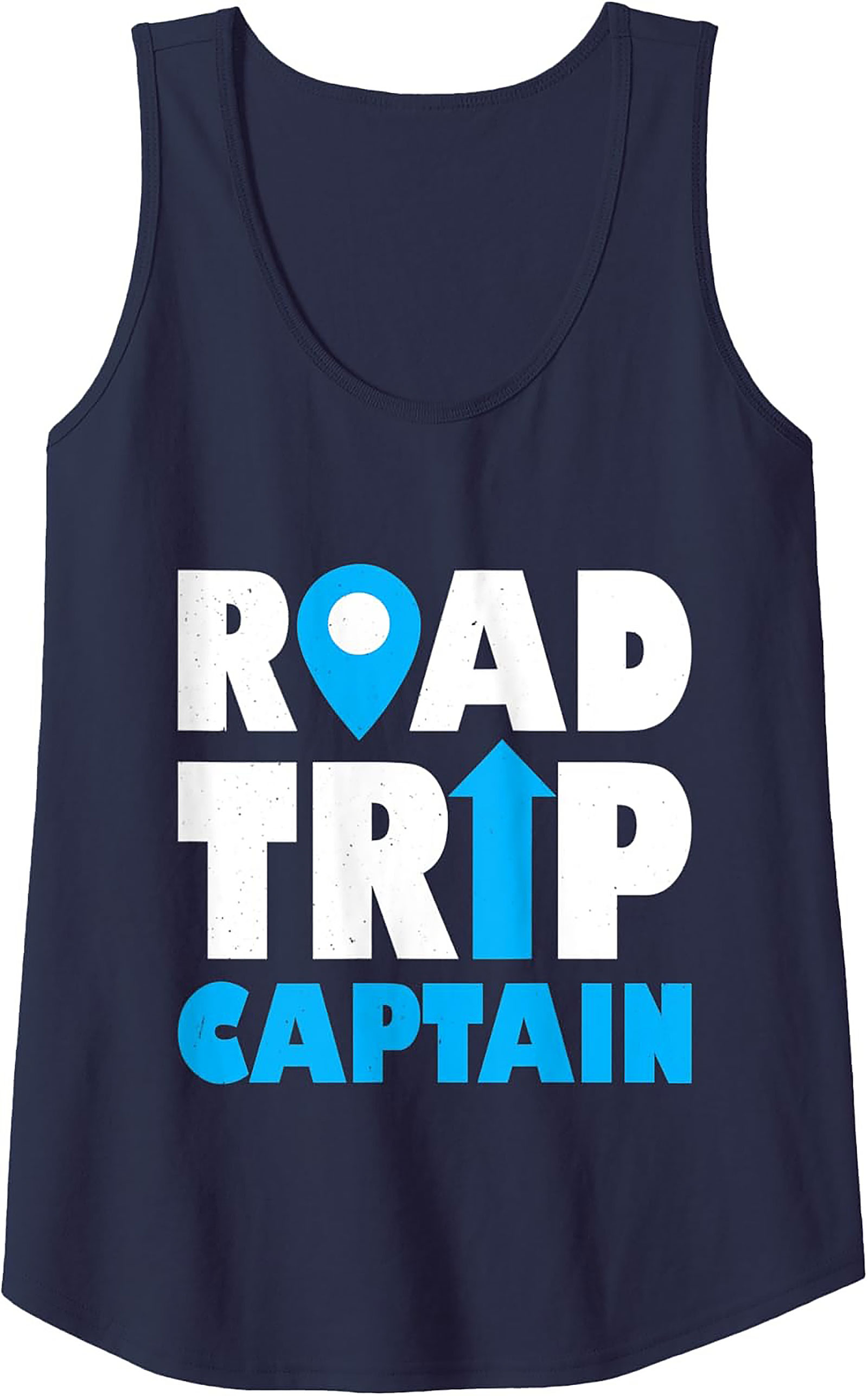  Road Trip Captain Graphic Tank Summer Sleeveless Shirt