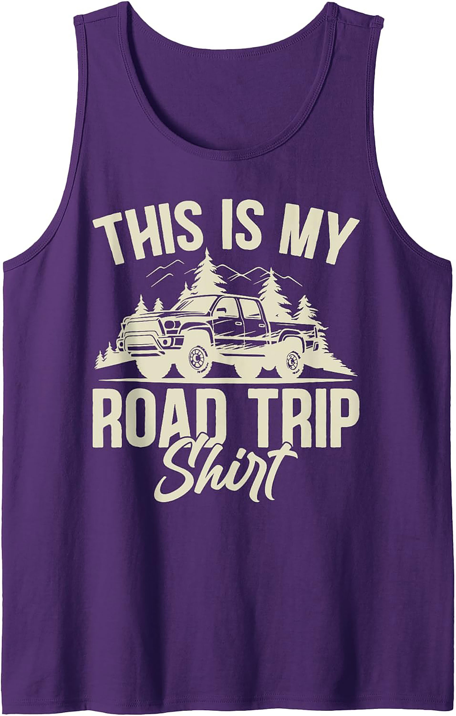 Road Trip Truck Graphic Tank Top Sleeveless Shirt Gift