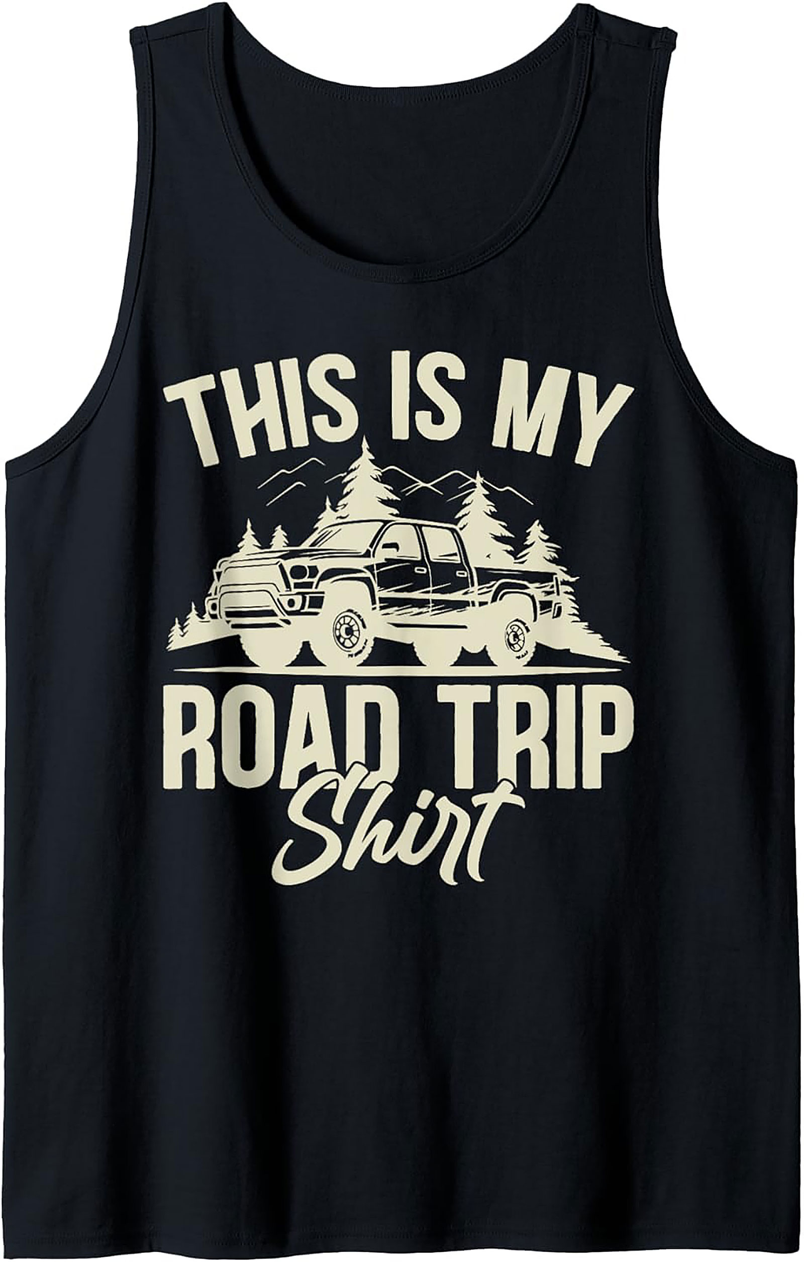 Road Trip Truck Graphic Tank Top Sleeveless Shirt Gift