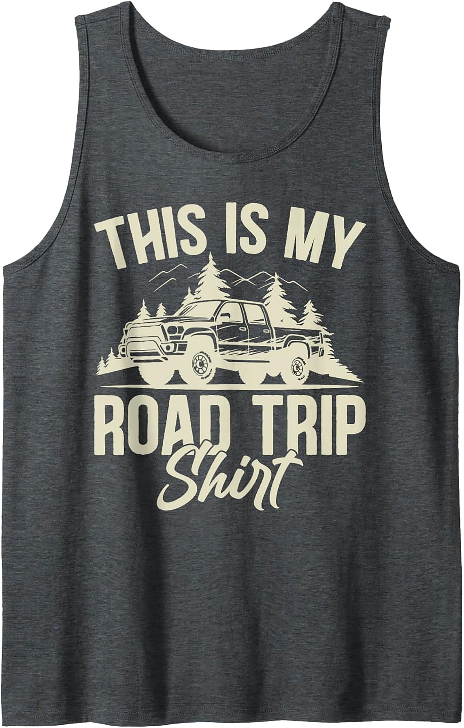 Road Trip Truck Graphic Tank Top Sleeveless Shirt Gift