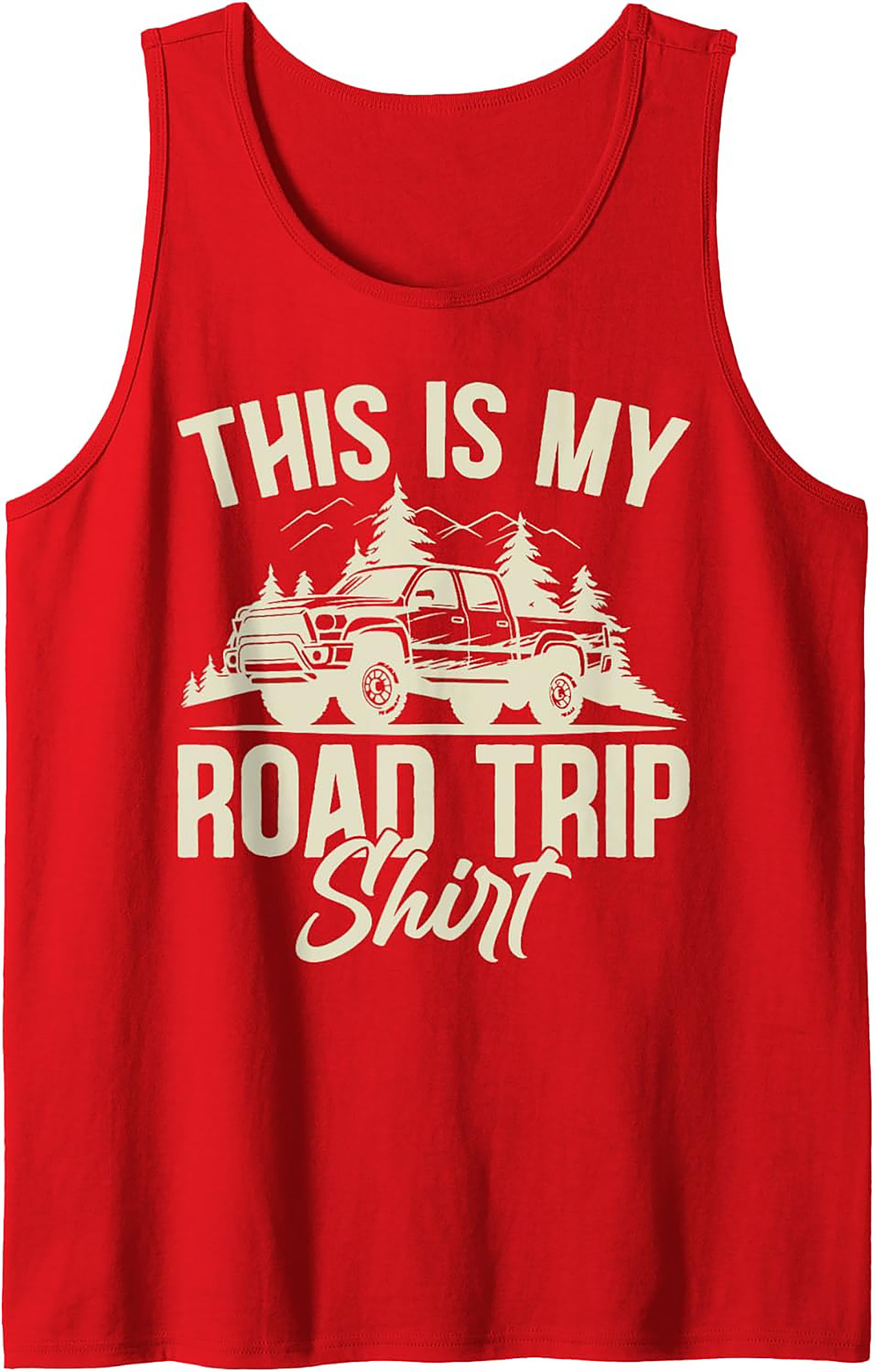 Road Trip Truck Graphic Tank Top Sleeveless Shirt Gift
