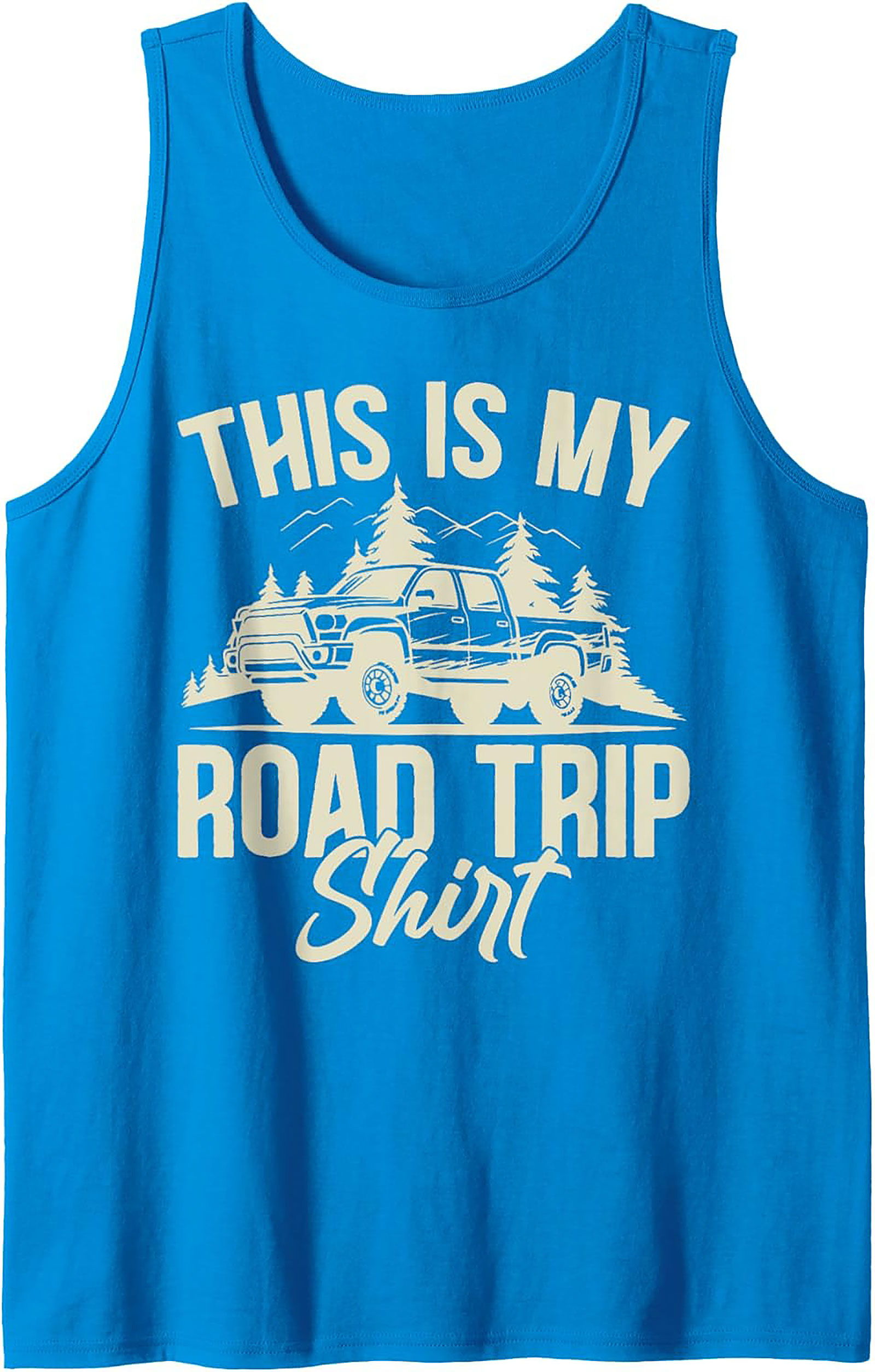 Road Trip Truck Graphic Tank Top Sleeveless Shirt Gift