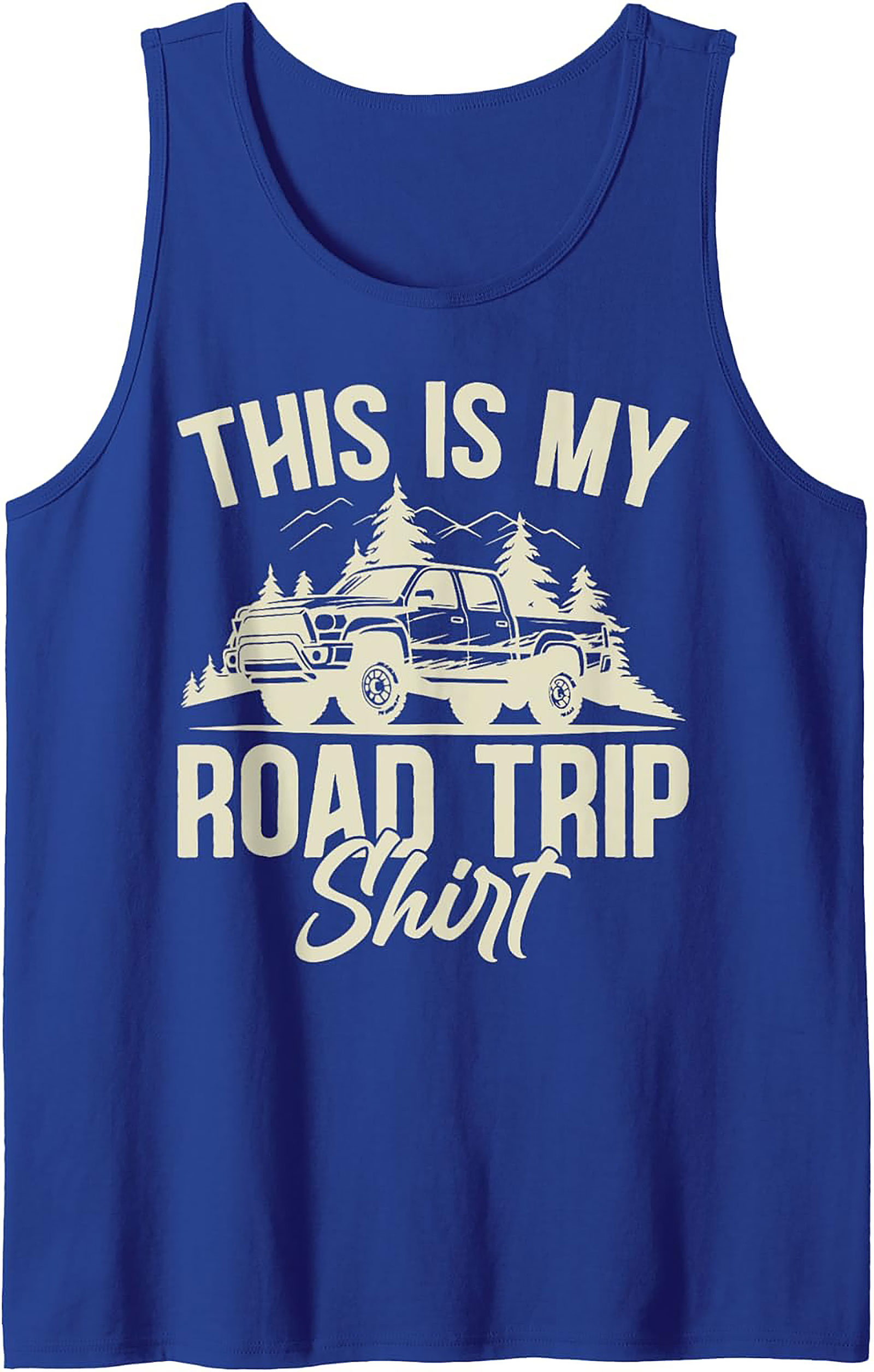 Road Trip Truck Graphic Tank Top Sleeveless Shirt Gift